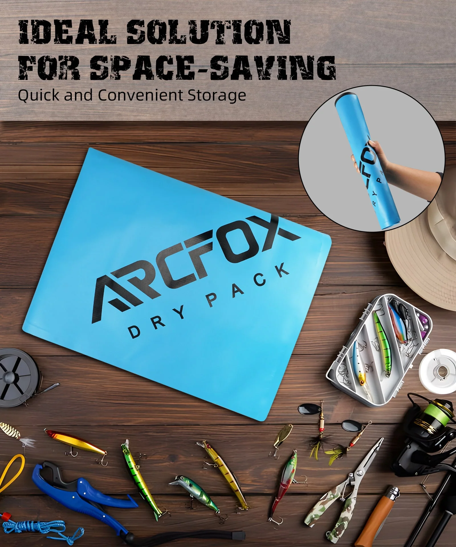 ARCFOX Fish Tournament Bag Removable Mesh Bag See-through Pocket - Image 10