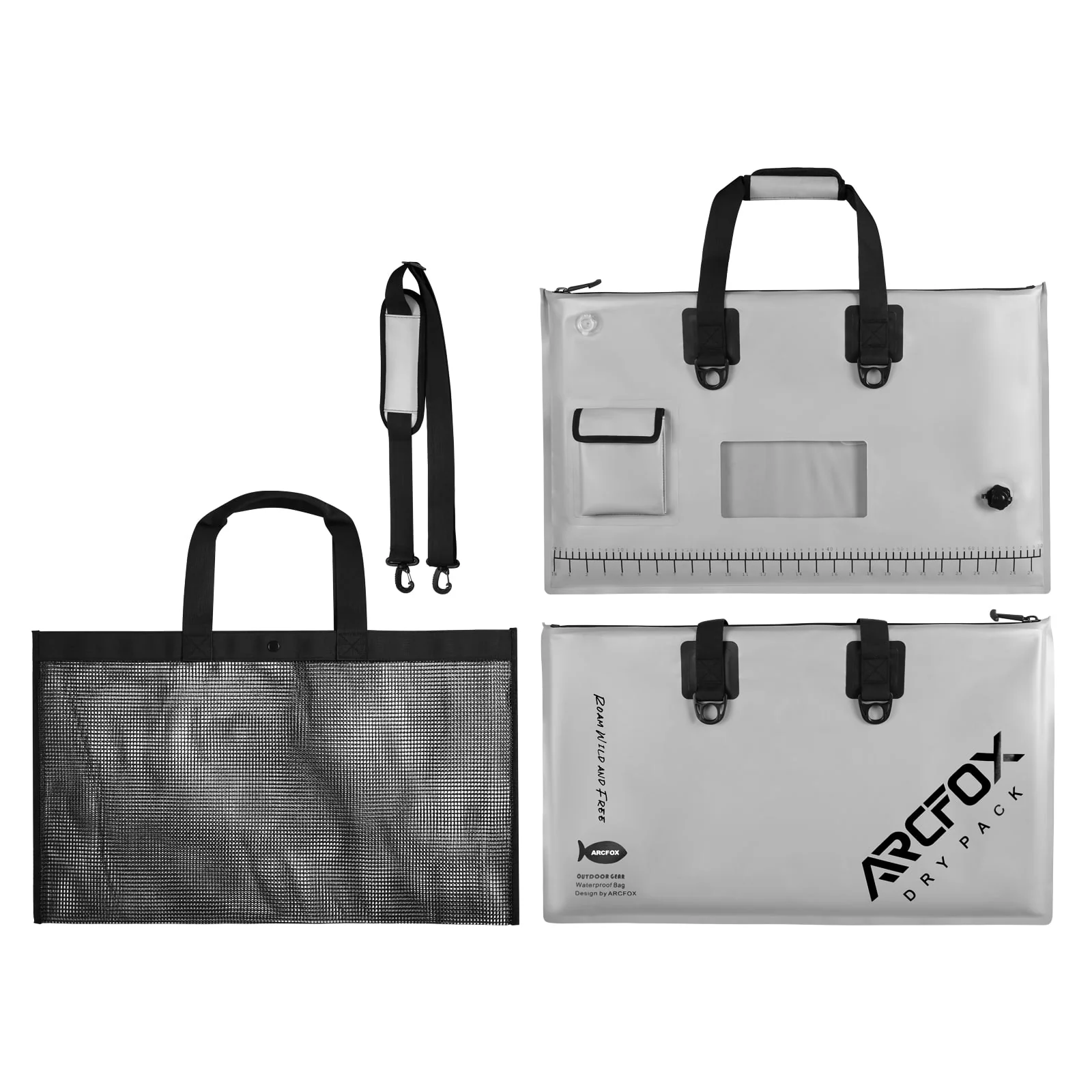 ARCFOX Fish Tournament Bag Removable Mesh Bag See-through Pocket - Image 15