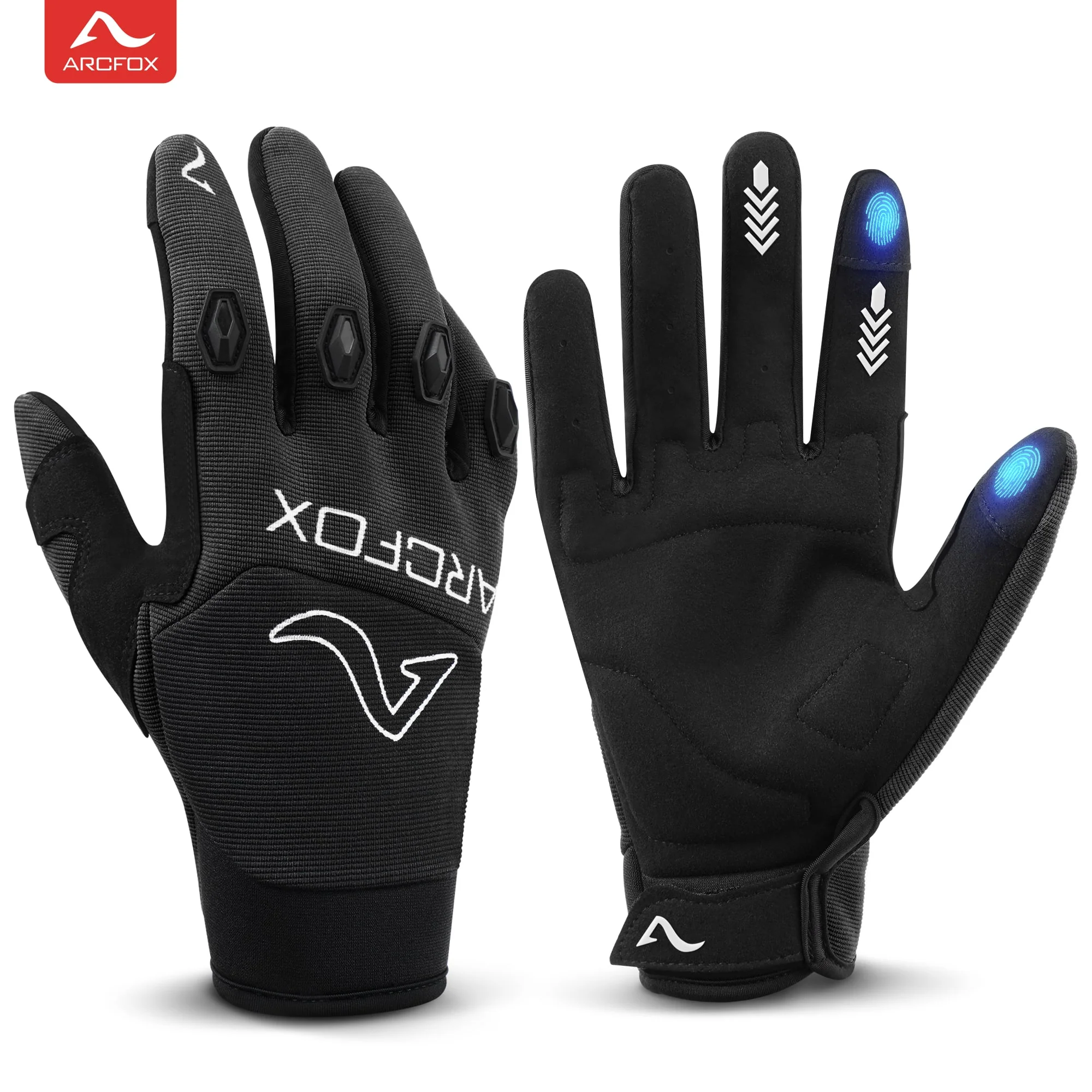 ARCFOX Dirt Bike Gloves for ATV UTV MTB Motocross Motorcycle Off-Road Riding Touch Screen Breathable Sweat-absorbing Fabric - Image 2