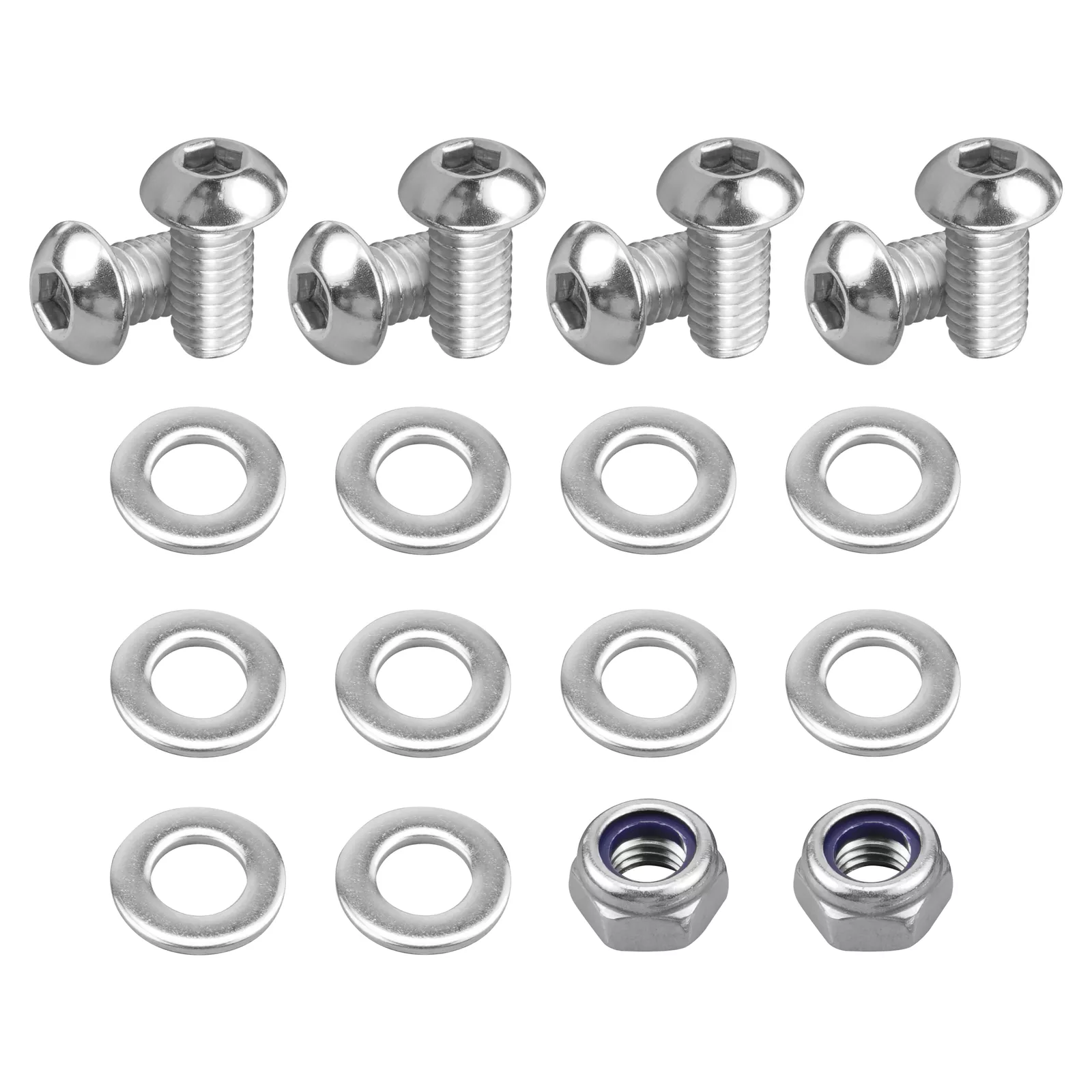 ATV 616piece Body Mount Bolts Screws Nuts Hardware Kit For Yamaha Banshee 350 - Image 17