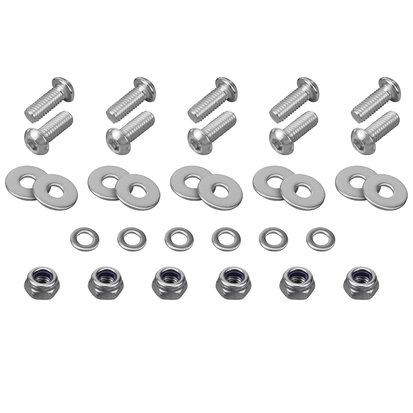 ATV 616piece Body Mount Bolts Screws Nuts Hardware Kit For Yamaha Banshee 350 - Image 5