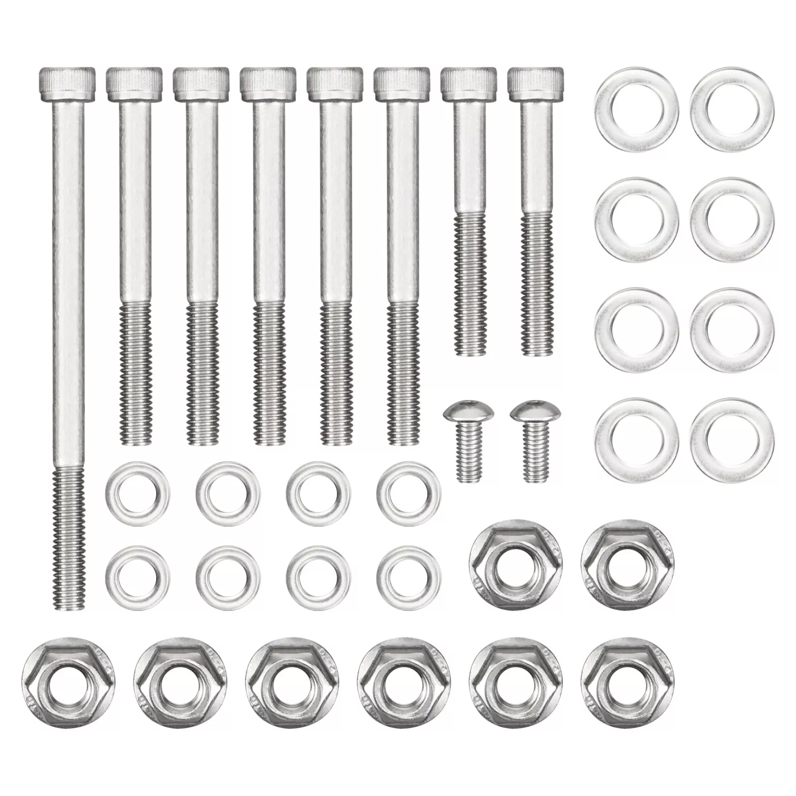 ATV 616piece Body Mount Bolts Screws Nuts Hardware Kit For Yamaha Banshee 350 - Image 7