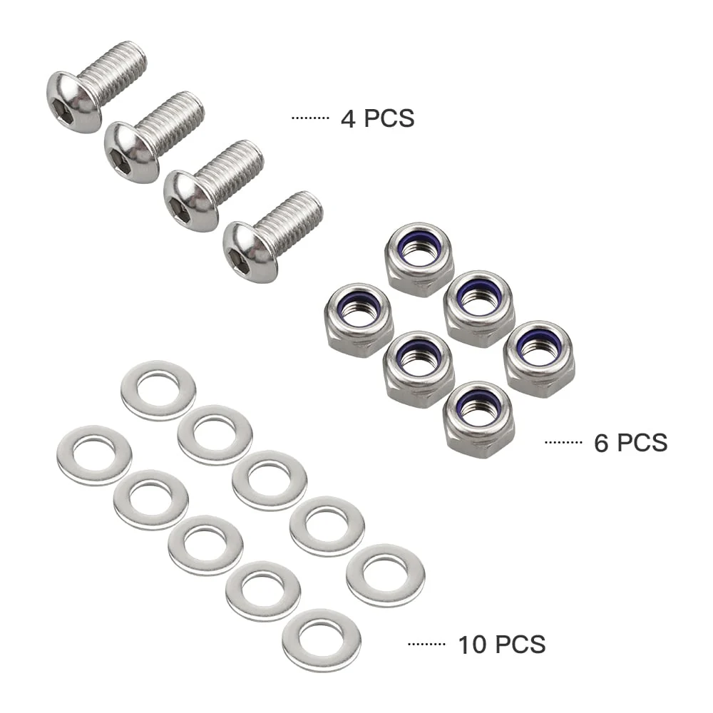 ATV Brake Rotor & Sprocket Bolts Disc Rotor Hub Screws For Yamaha Banshee 350 - Image 3