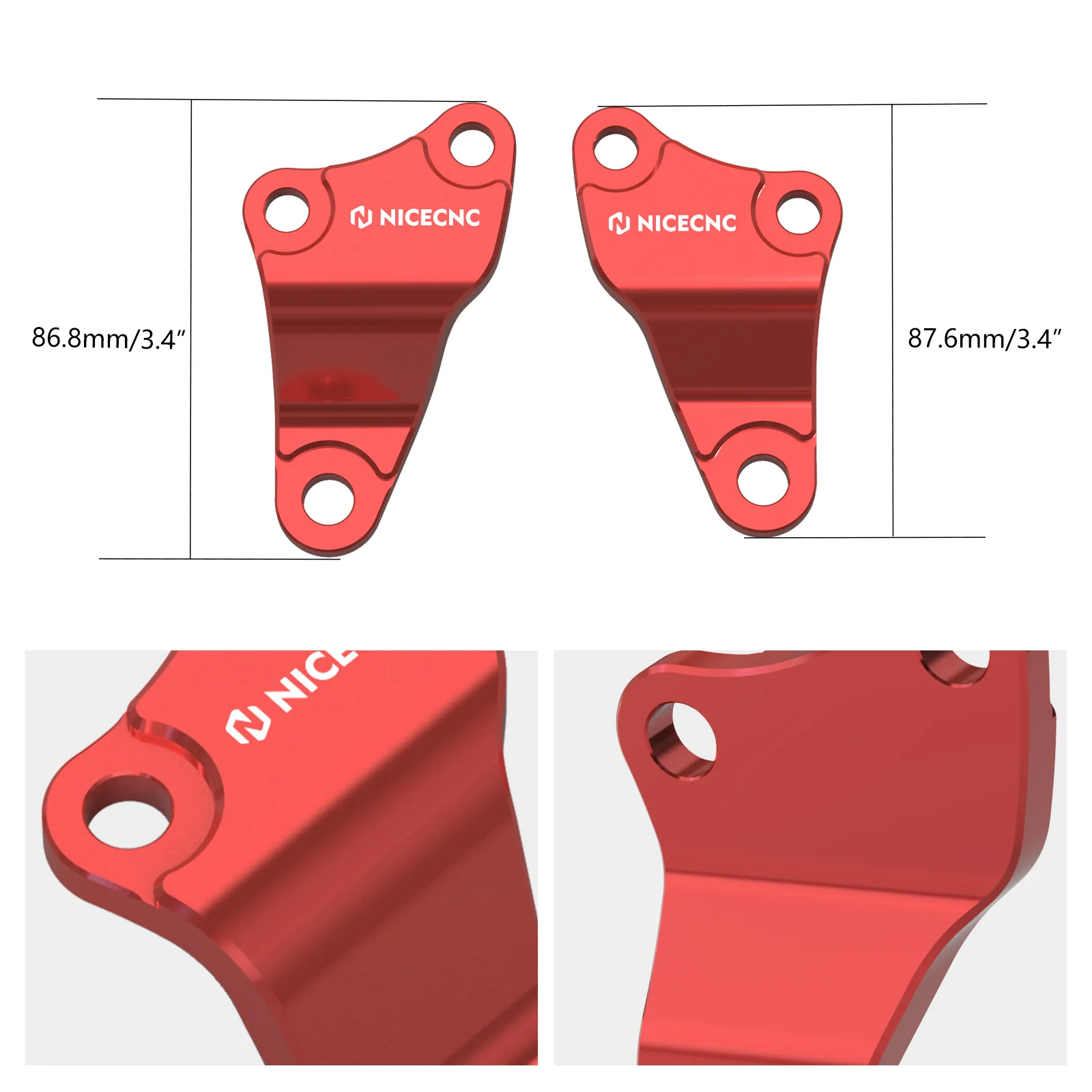 ATV Engine Mounting Holder Brackets Kit For Honda TRX450R 2004-2005 - Image 3