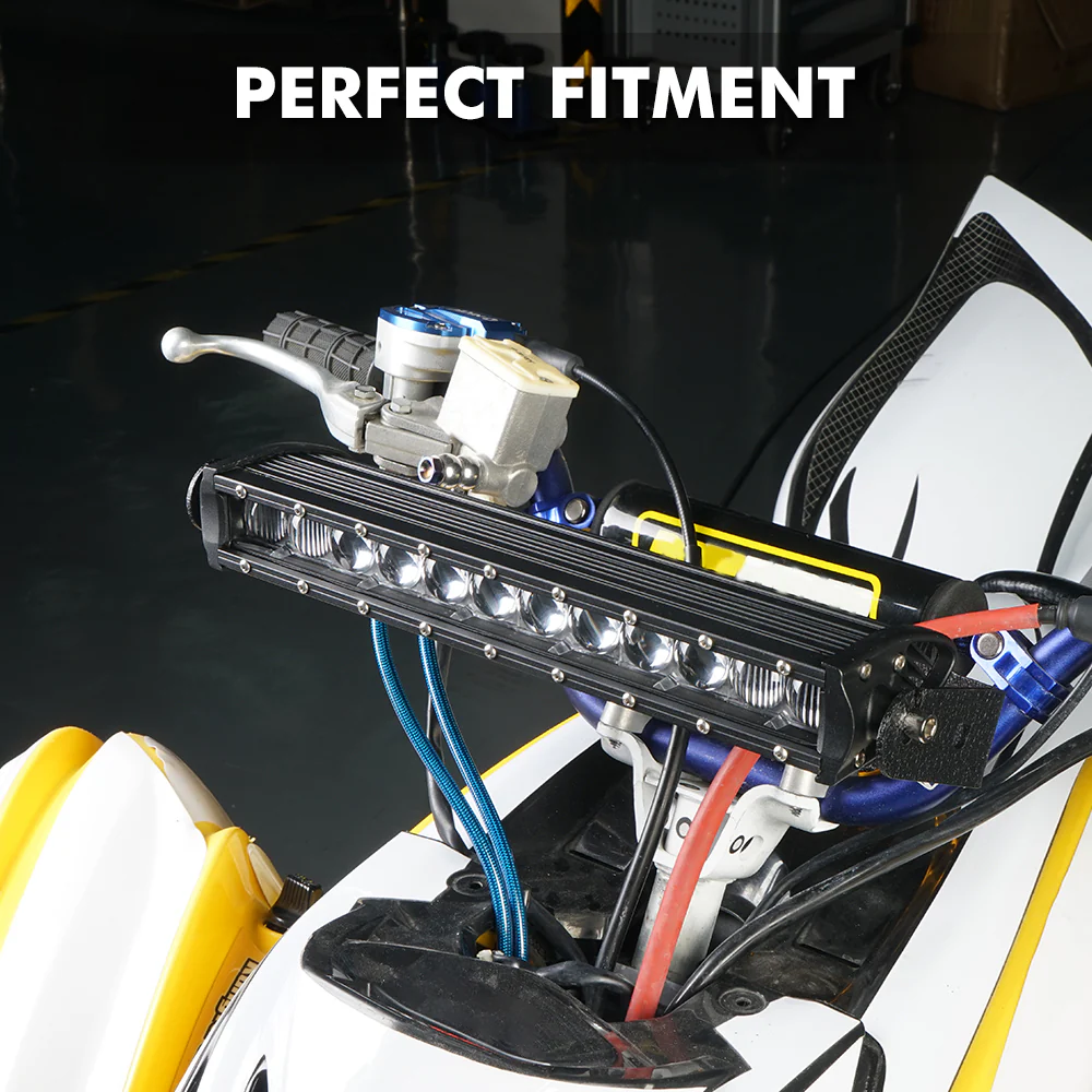 ATV 60W LED Headlight Work Light w/Bracket For Yamaha YFZ450R Raptor 700 Honda TRX450R - Image 12