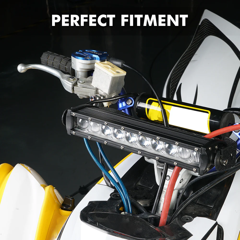 ATV 60W LED Headlight Work Light w/Bracket For Yamaha YFZ450R Raptor 700 Honda TRX450R - Image 7