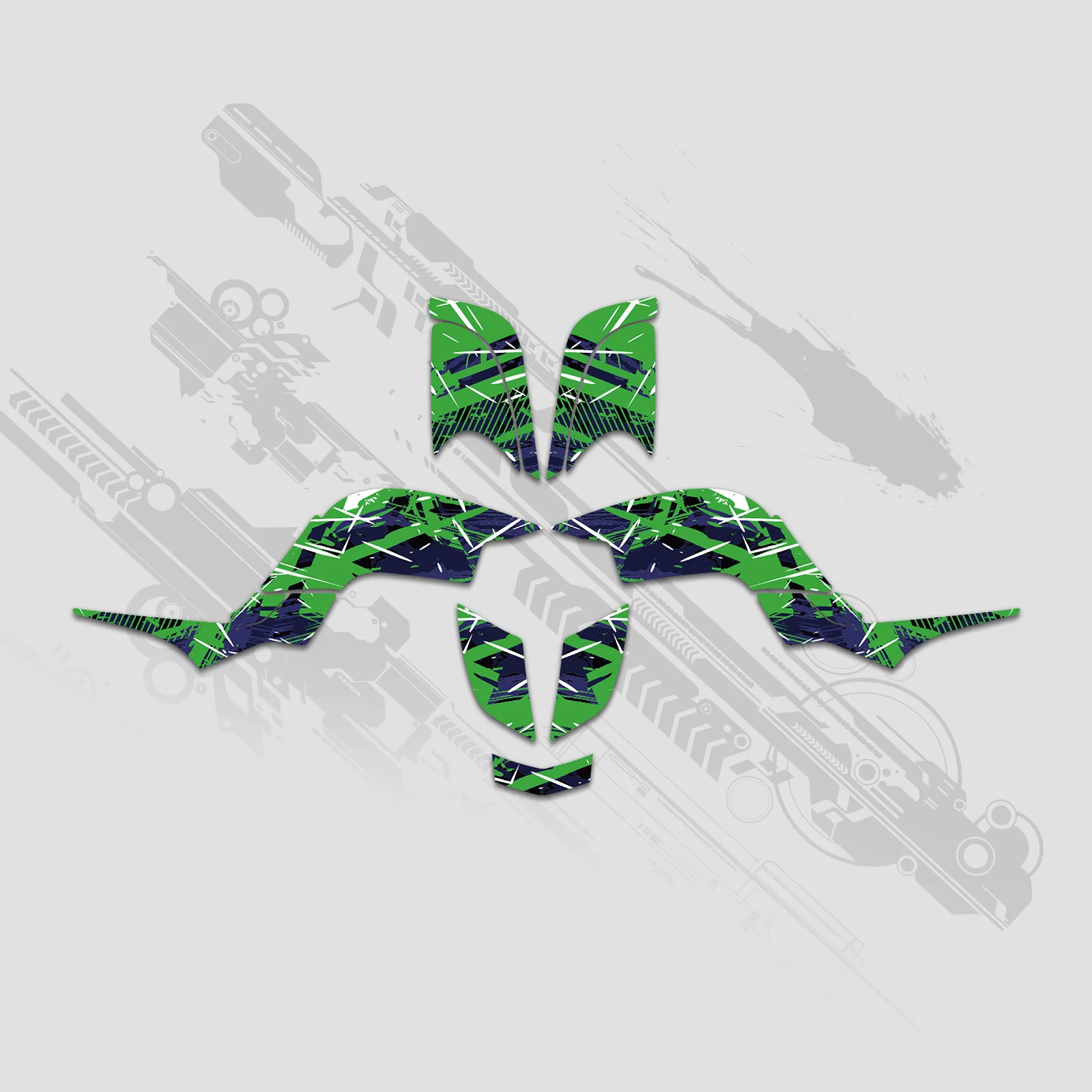 ATV Full Graphics Decals Stickers Kit For Yamaha RAPTOR 660 2001-2005 - Image 3