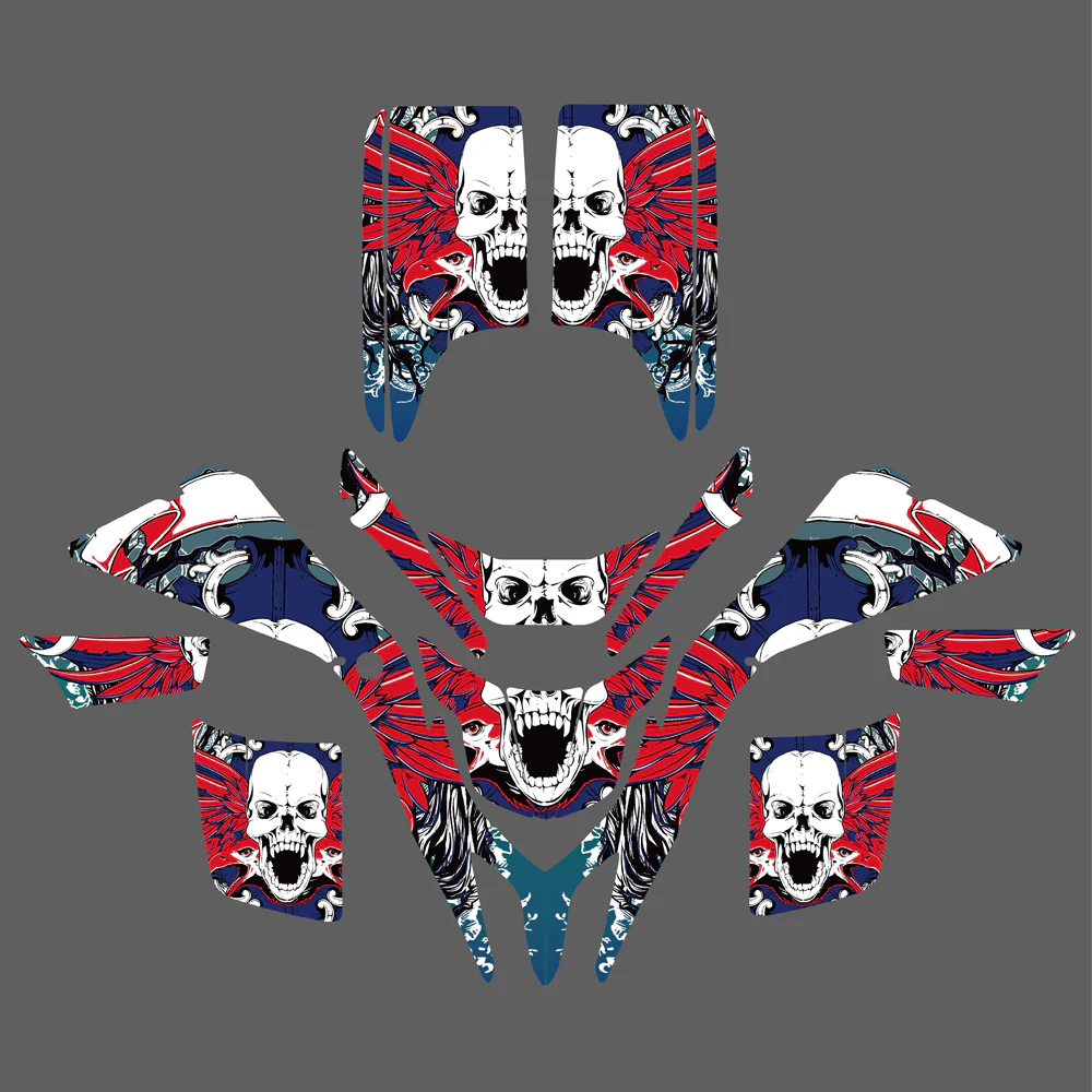 ATV Graphics Decals Stickers For Yamaha Blaster 200 YFS200 1988-2006 All Years