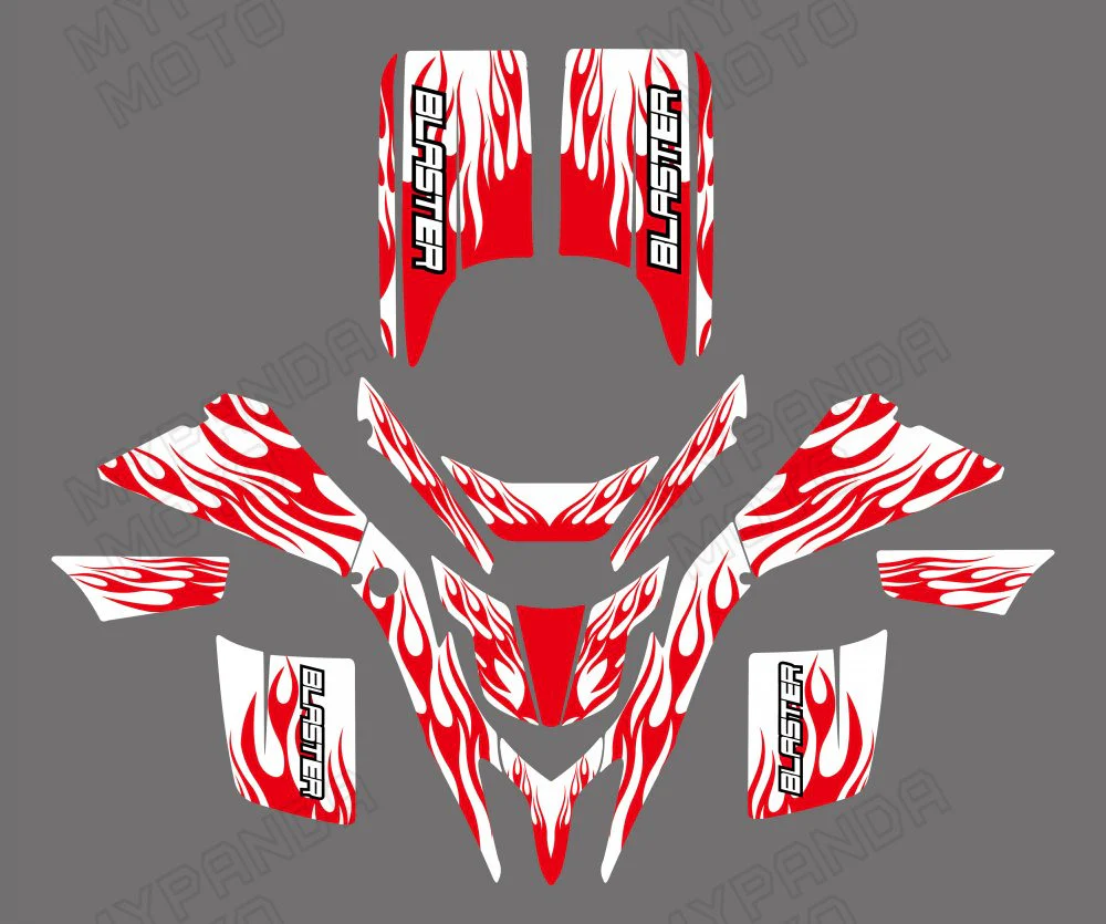 ATV Graphics Decals Stickers For Yamaha Blaster 200 YFS200 1988-2006 All Years - Image 2