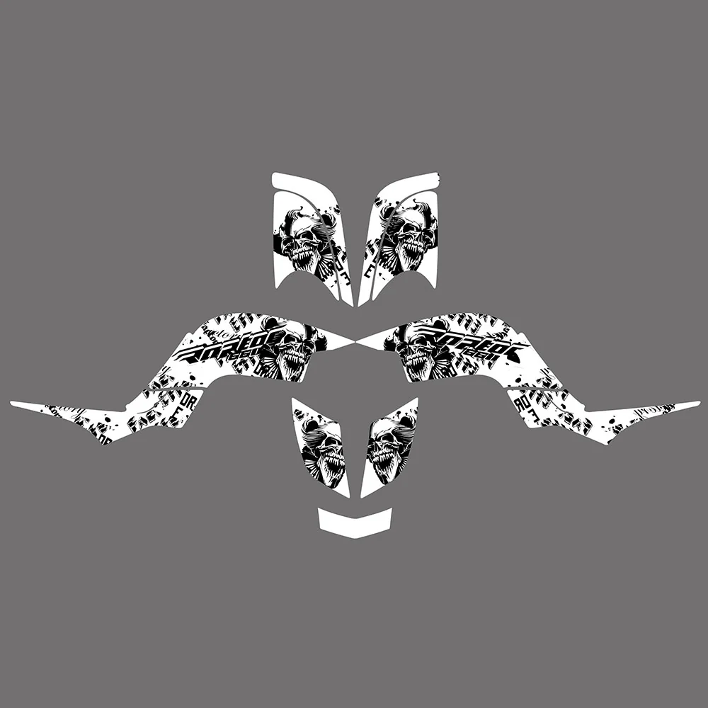ATV Graphics Decals Stickers Kit For Yamaha Raptor 660R YFM660R 2001-2005 - Image 2