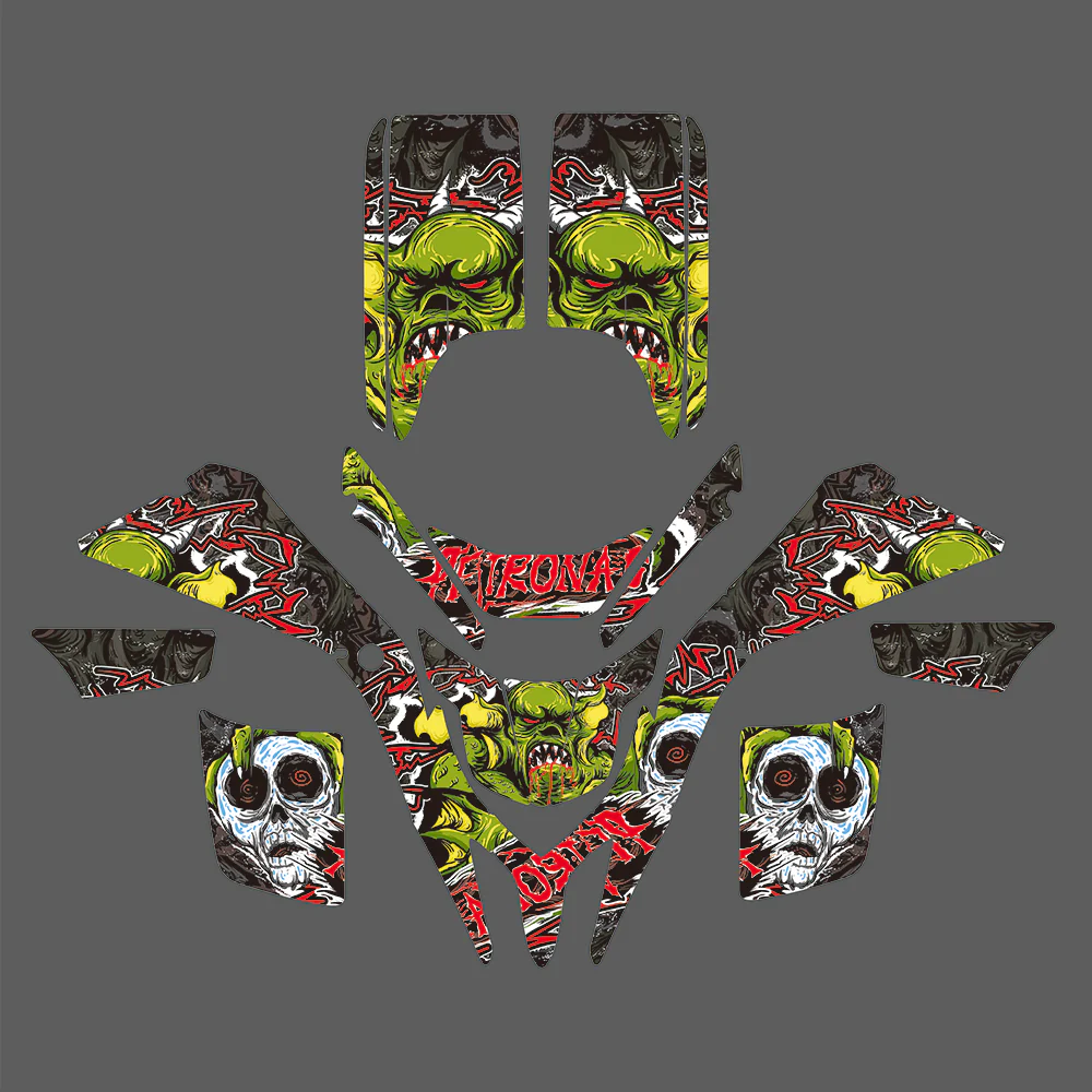 ATV Graphics Kit Decals Stickers For Yamaha Blaster 200 YFS200 1988-2006