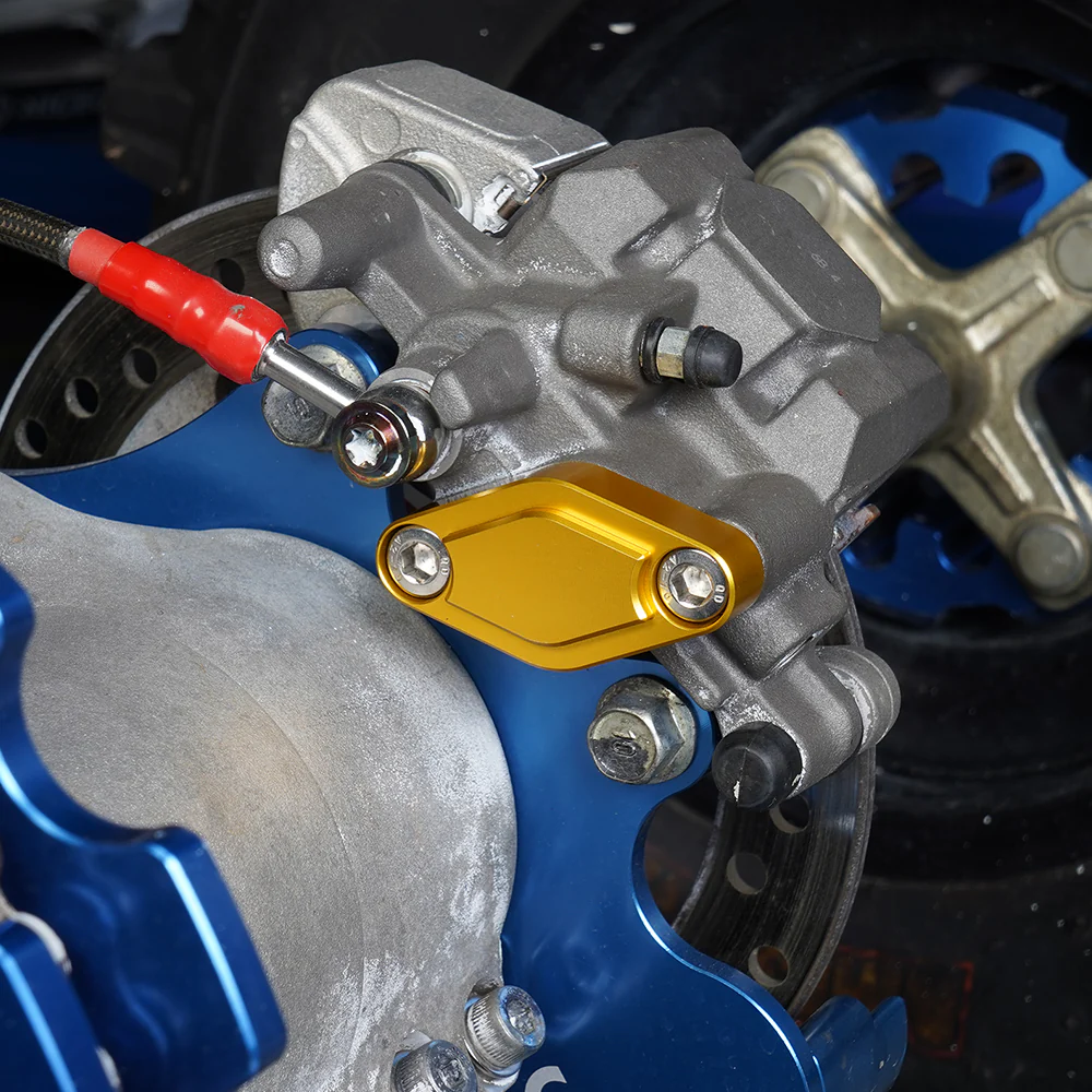 ATV Parking Brake Block Off Plate Kit For Honda TRX450R TRX250X TRX400EX - Image 7