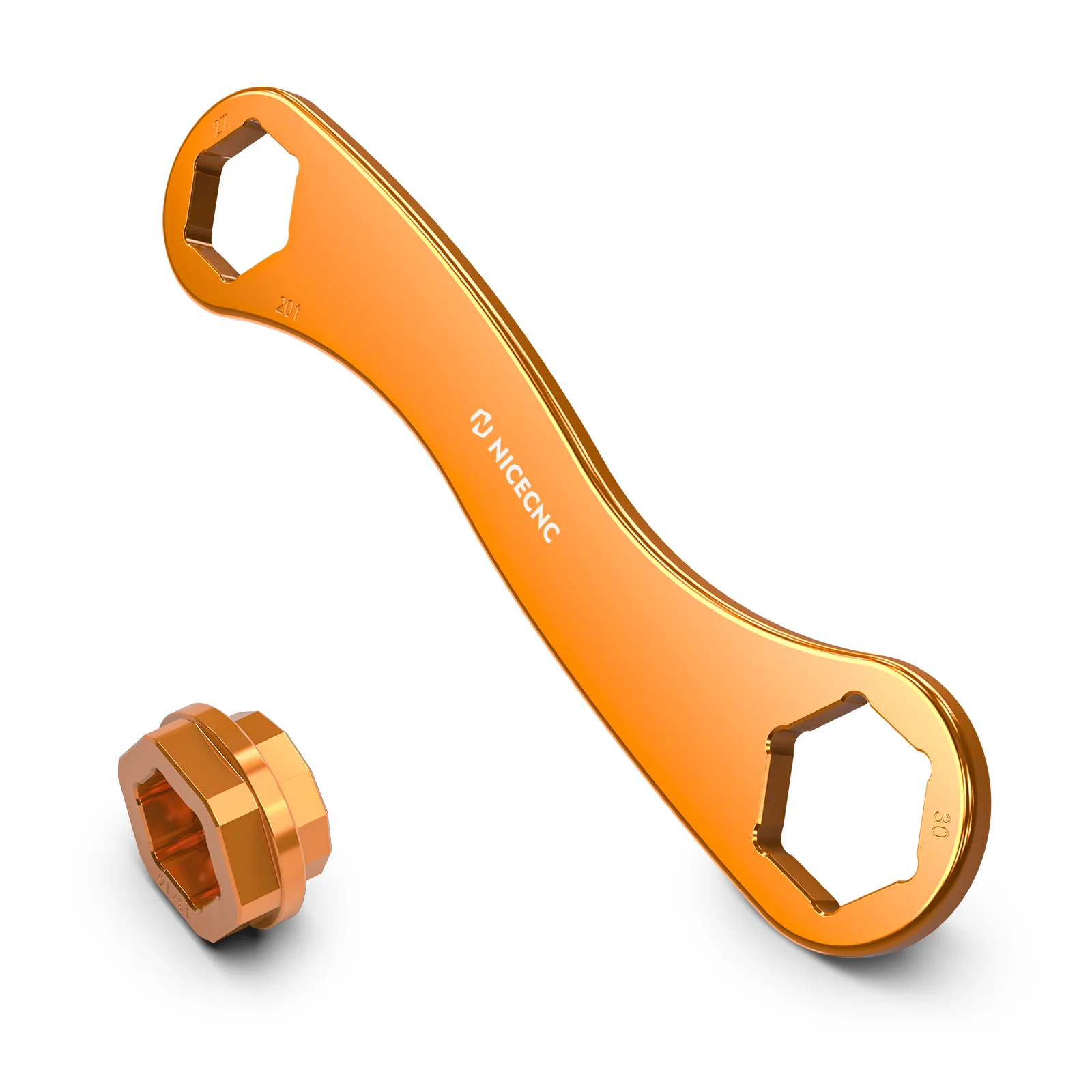 Axle Wrench Removal Tool For KTM Husqvarna 17-27-30mm Trail Side Multi Axle Spanner Wrench Tool - Image 5