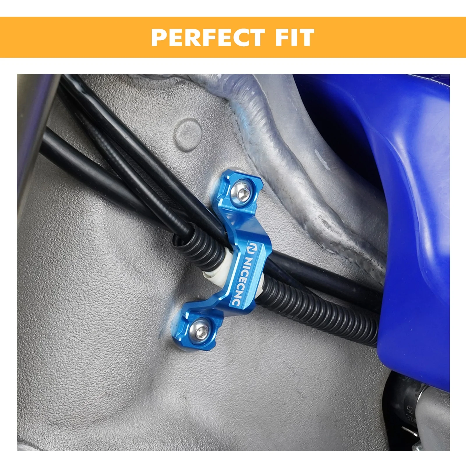 Wire Harness Clamp For Yamaha YZ125 2005-2024 YZ250 2005-2024 YZ250X 2016-2023 - Image 6