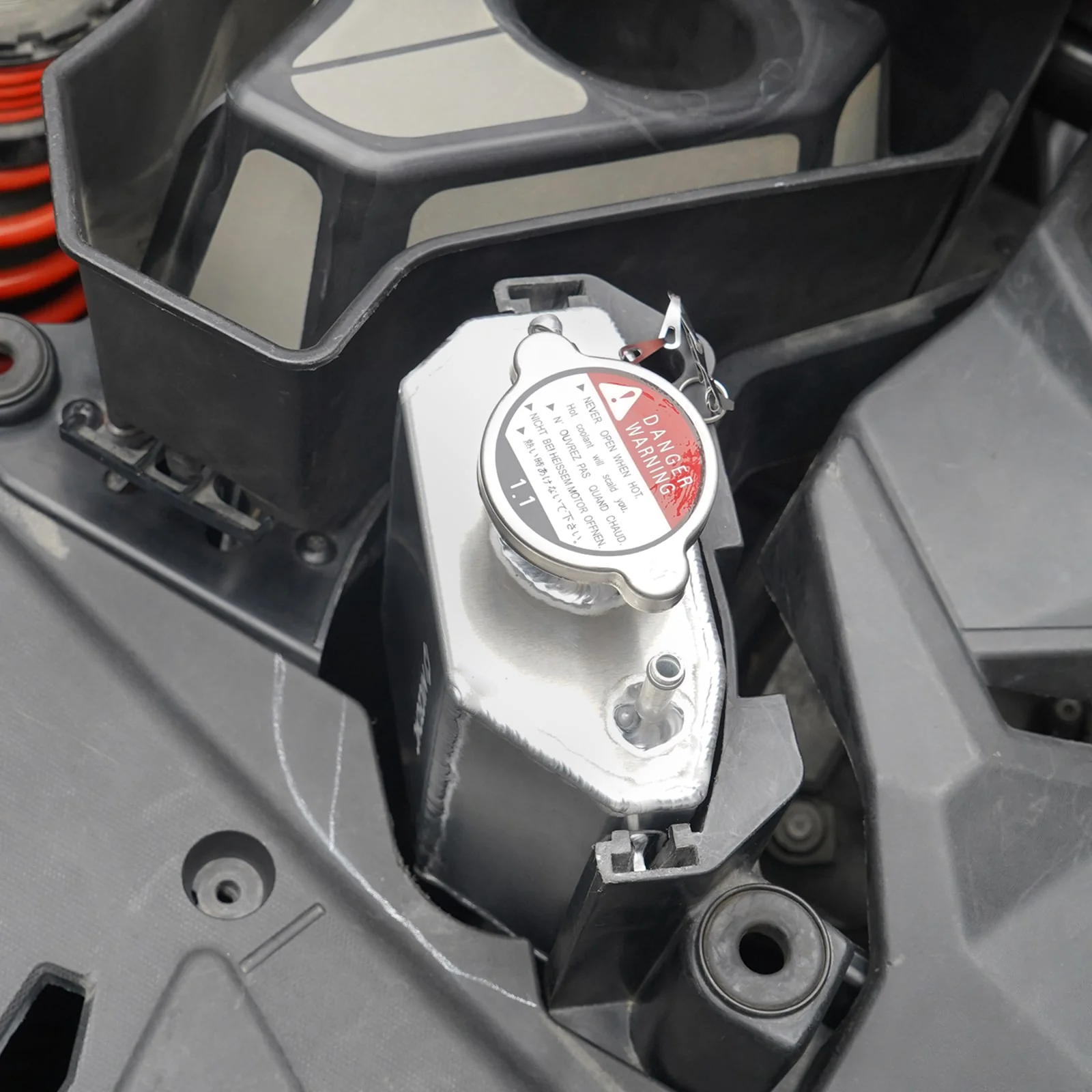 Radiator Coolant Tank Reservoir Bottle For Can-Am X3 Defender HD10 Commander 1000 - Image 3
