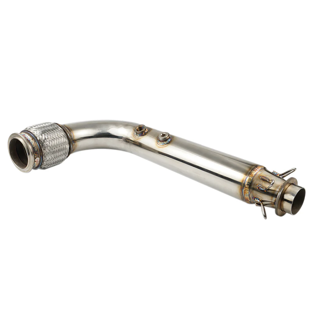 UTV Exhaust Headpipe Bypass Mid Pipe w/Bracket For Can-Am Maverick X3 - Image 5