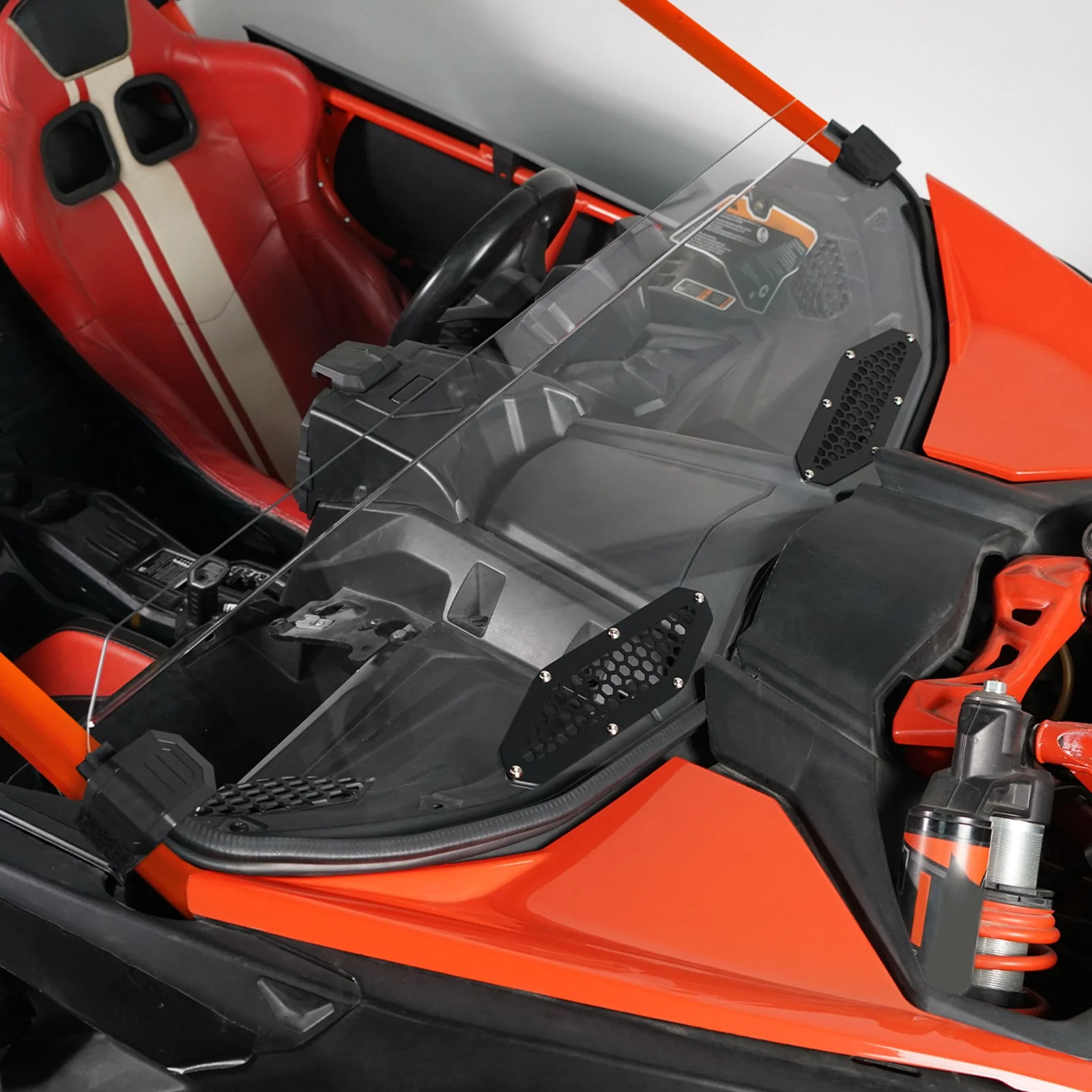 UTV Front Half Clear Windshield Windscreen Window For Can-Am Maverick X3 Turbo - Image 2
