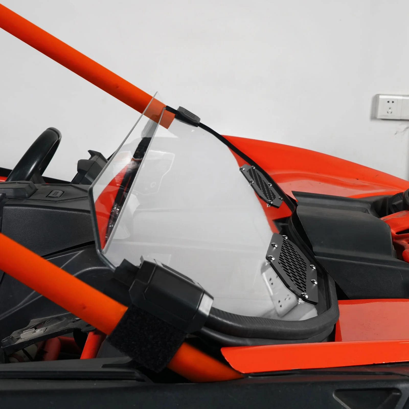 UTV Front Half Clear Windshield Windscreen Window For Can-Am Maverick X3 Turbo - Image 3