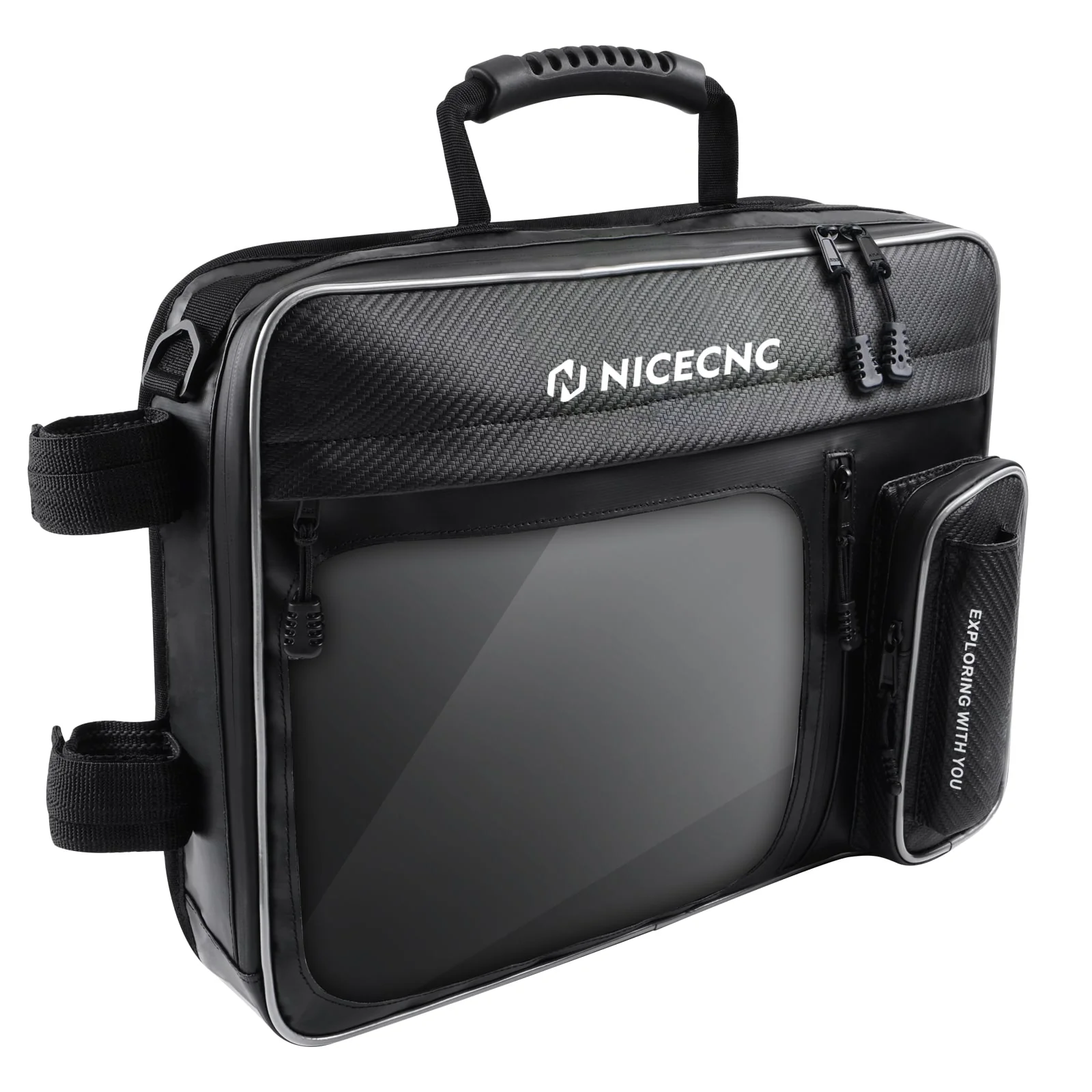 Upgraded Overhead UTV Storage Roof Bag Large Capacity 1680D Oxford Fabric For Can Am Maverick X3 - Image 2
