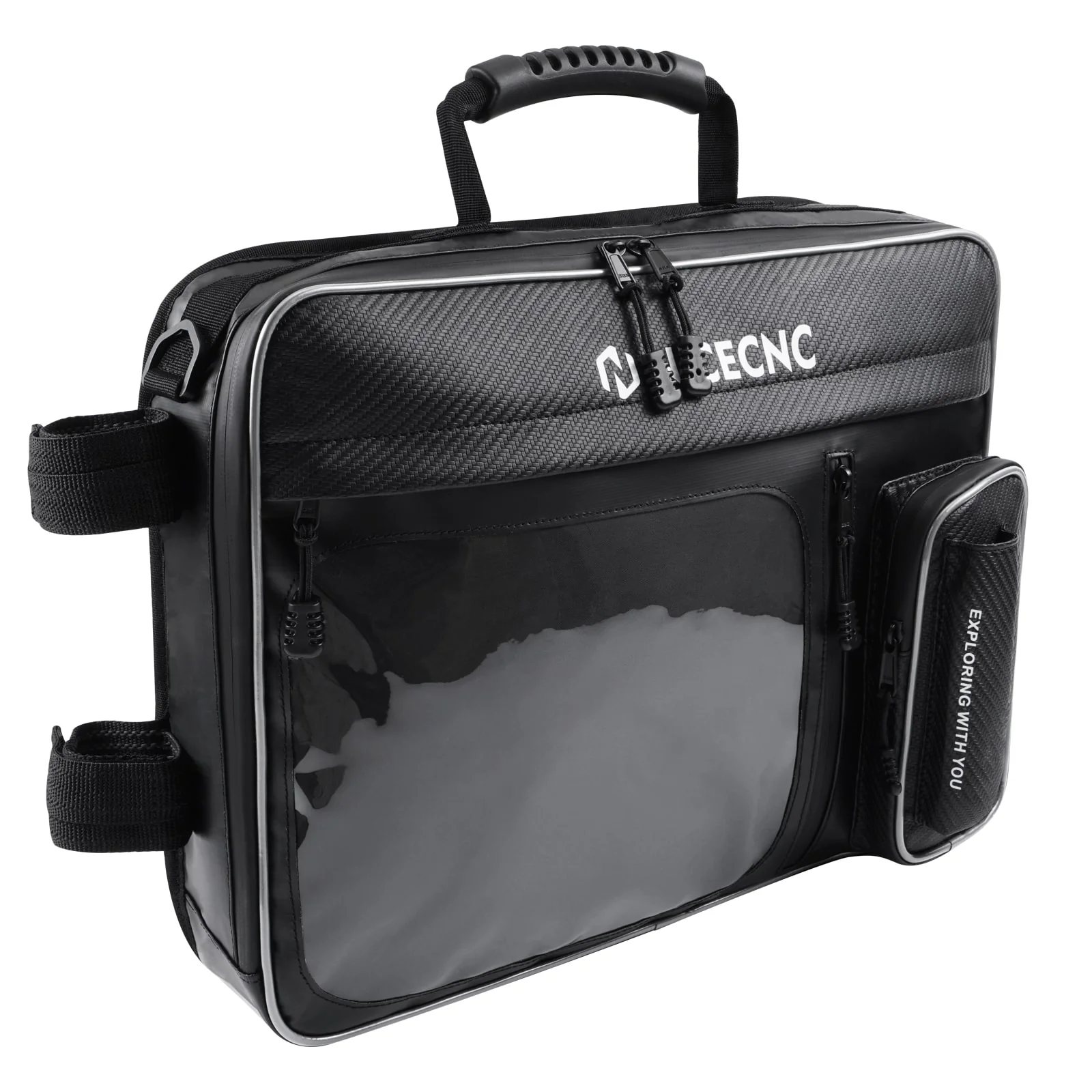 Upgraded Overhead UTV Storage Roof Bag Large Capacity 1680D Oxford Fabric For Can Am Maverick X3 - Image 3