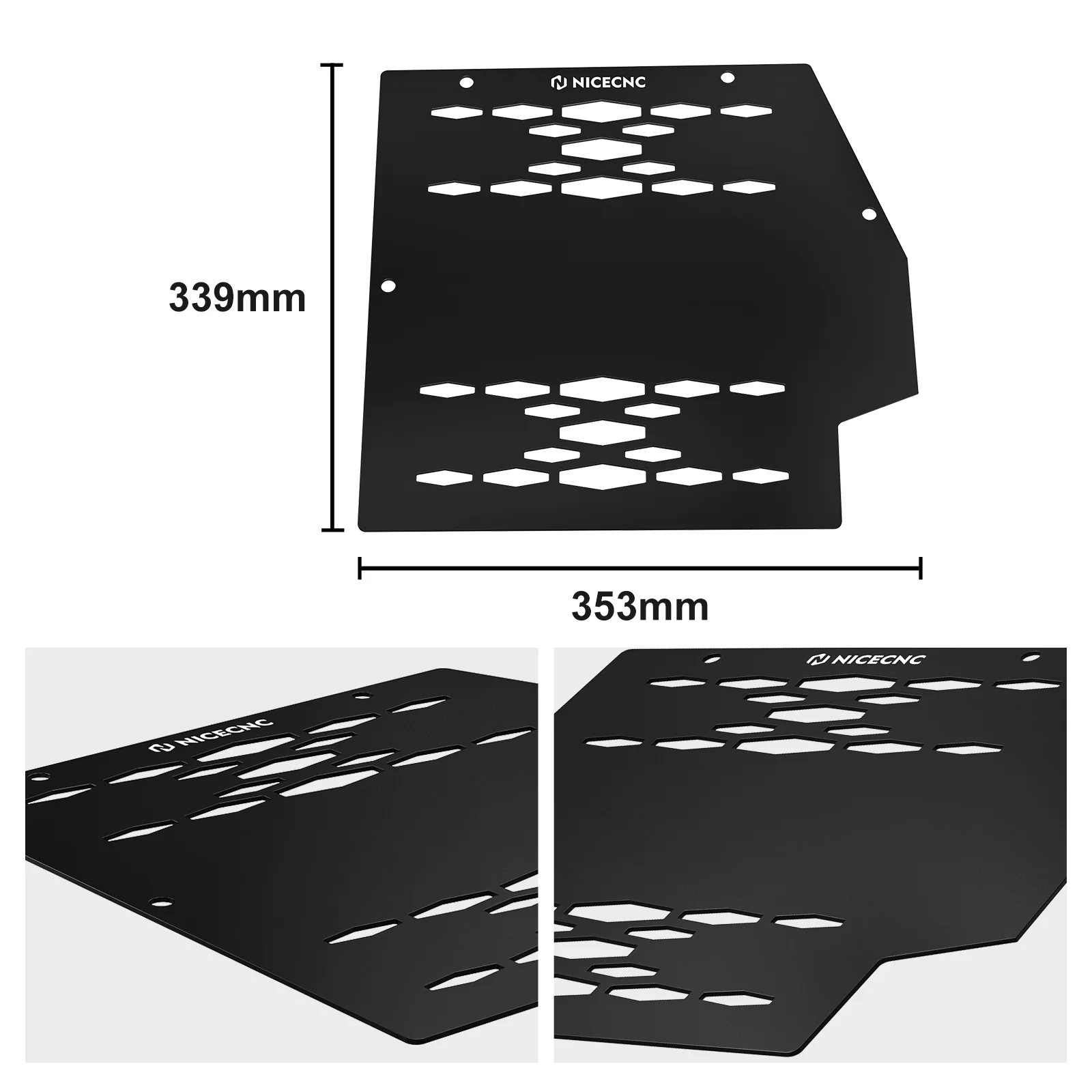 Upgraded UTV Battery & ECU Cover Guard Plate For Can Am Maverick X3 - Image 12