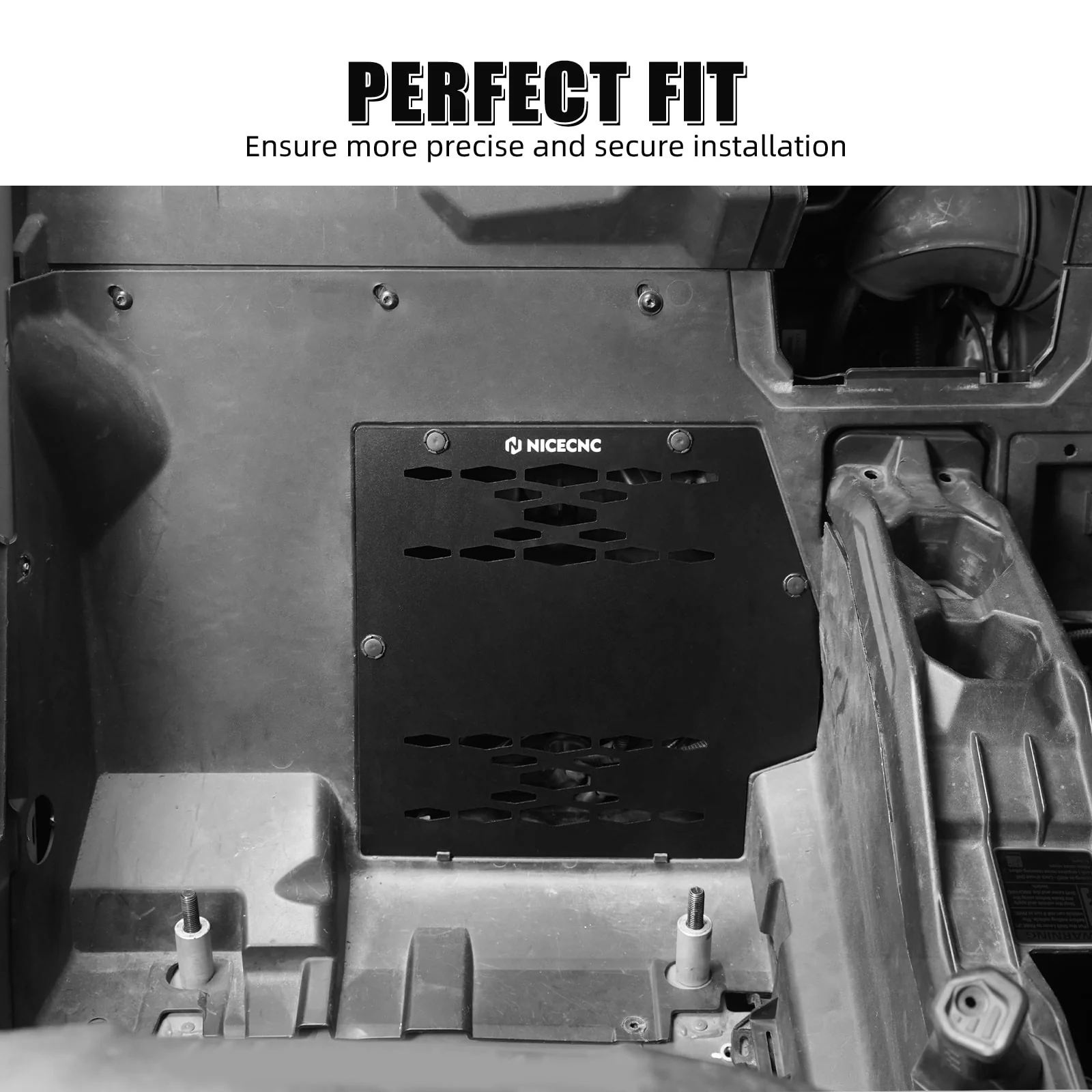 Upgraded UTV Battery & ECU Cover Guard Plate For Can Am Maverick X3 - Image 5