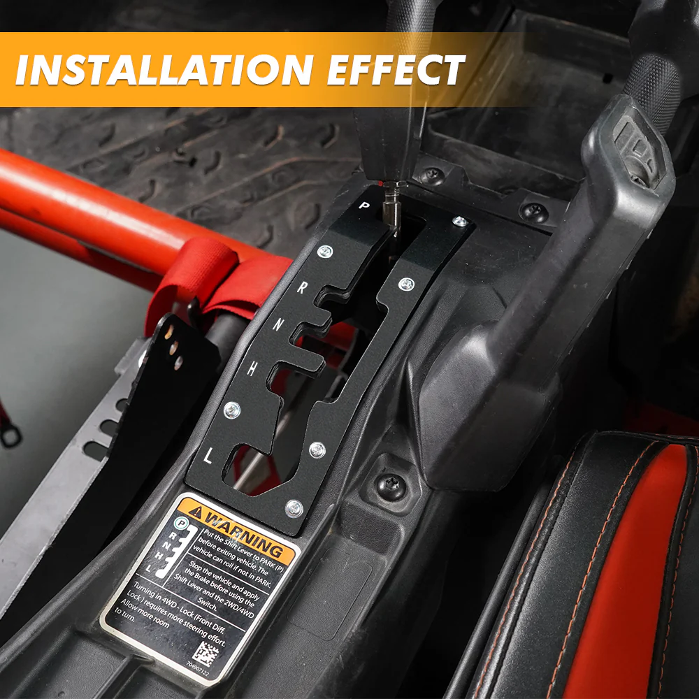 UTV Shifter Gate Plate Panel For Can-Am Maverick X3 2017-2023 - Image 15
