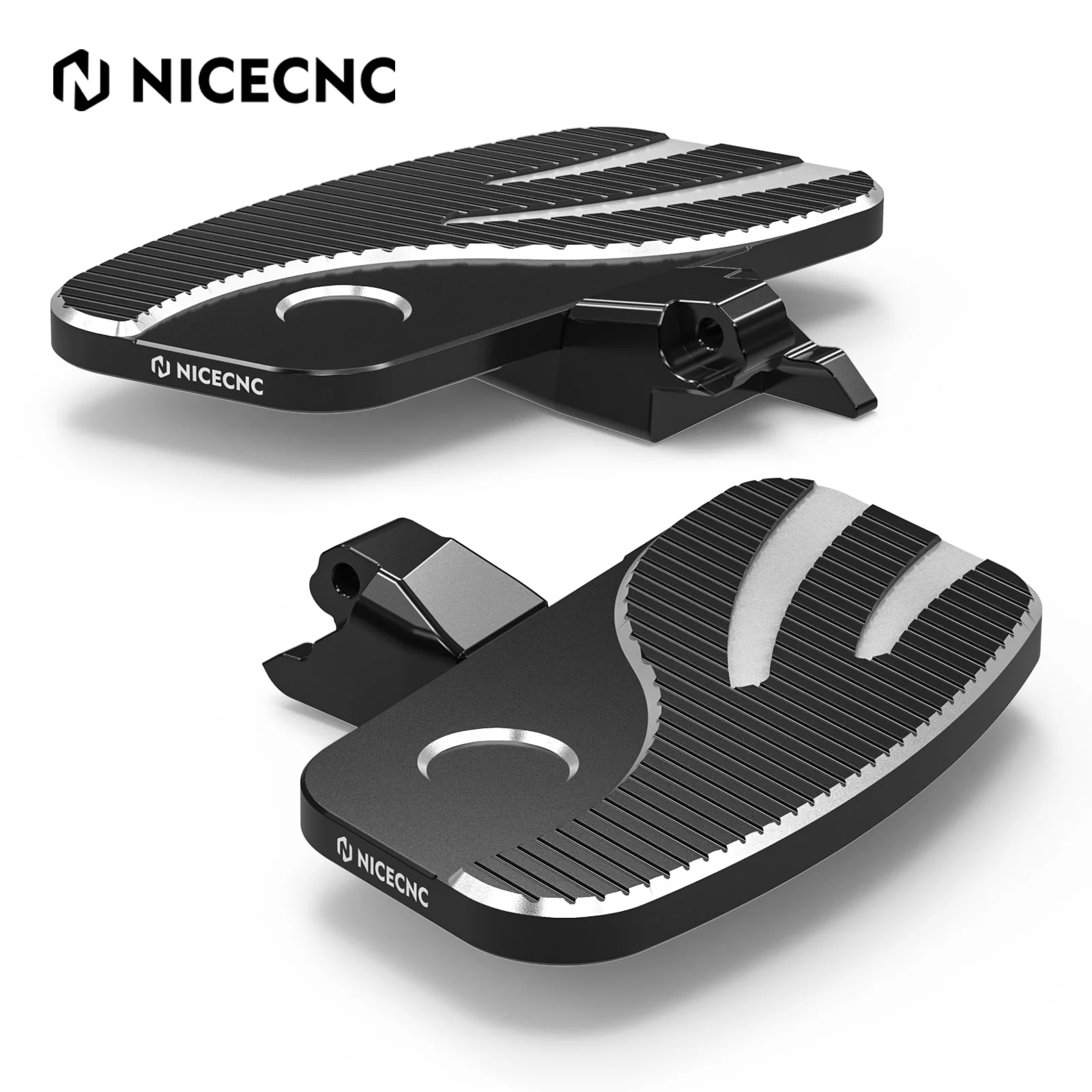 Enlarged Rider Floorboards Foot Boards Pegs Rest Pedals For Can-Am Ryker 600 900 ACE - Image 4
