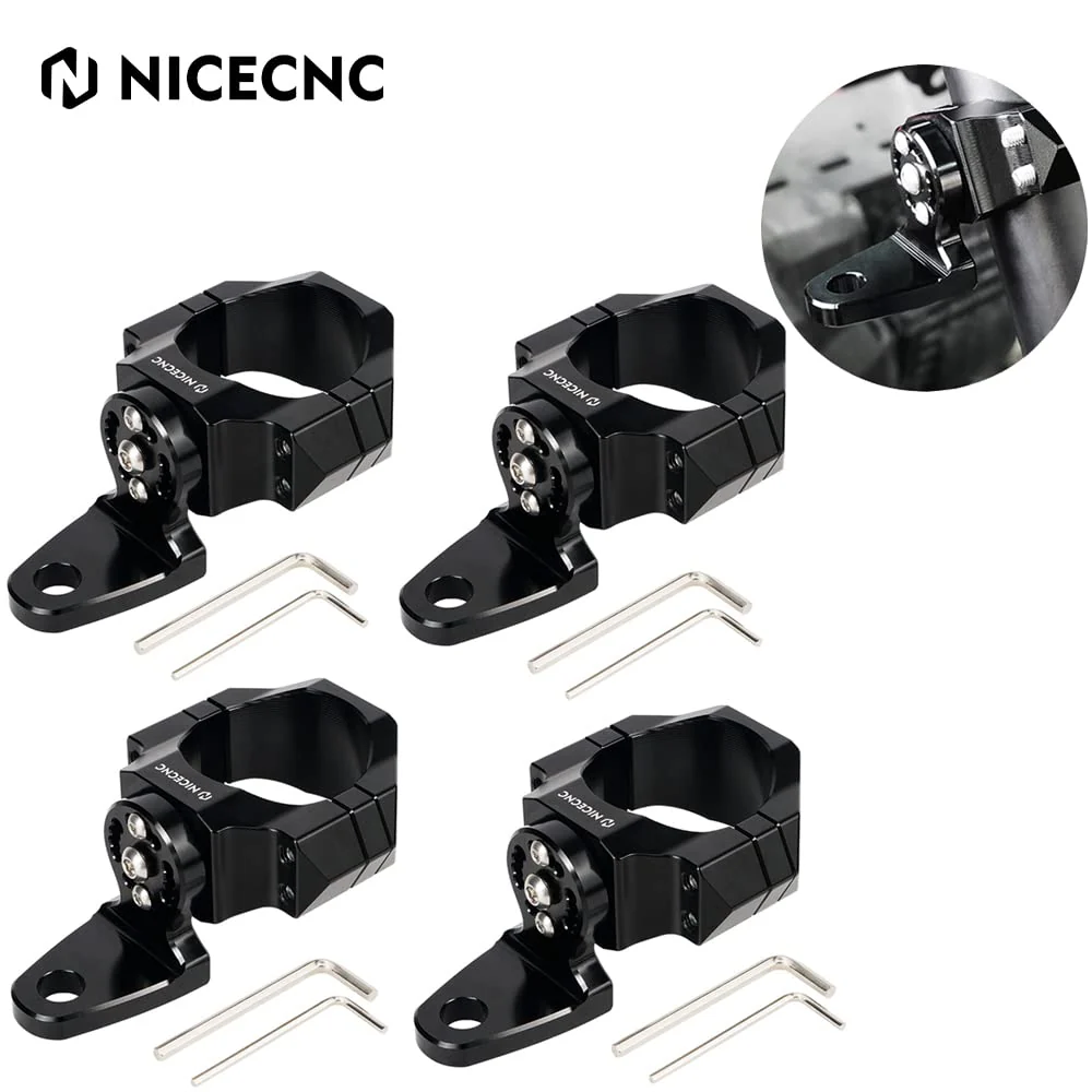 Whip Light Flagpole Light Mount Bracket Adjustable For 1.75-2" Roll Cage UTV ATV - Image 10