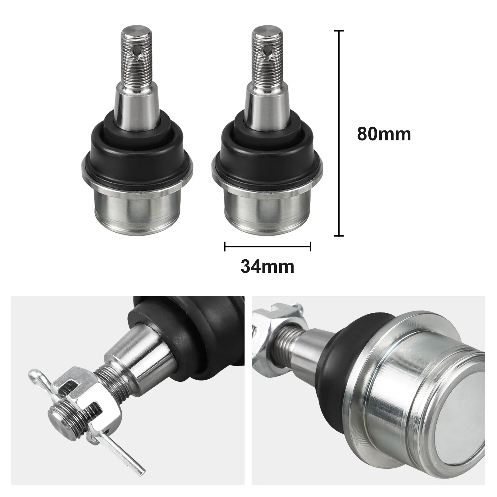 Upper A-Arm Ball Joints Kit For Can-Am X3 Defender HD10 Commander 1000 - Image 5