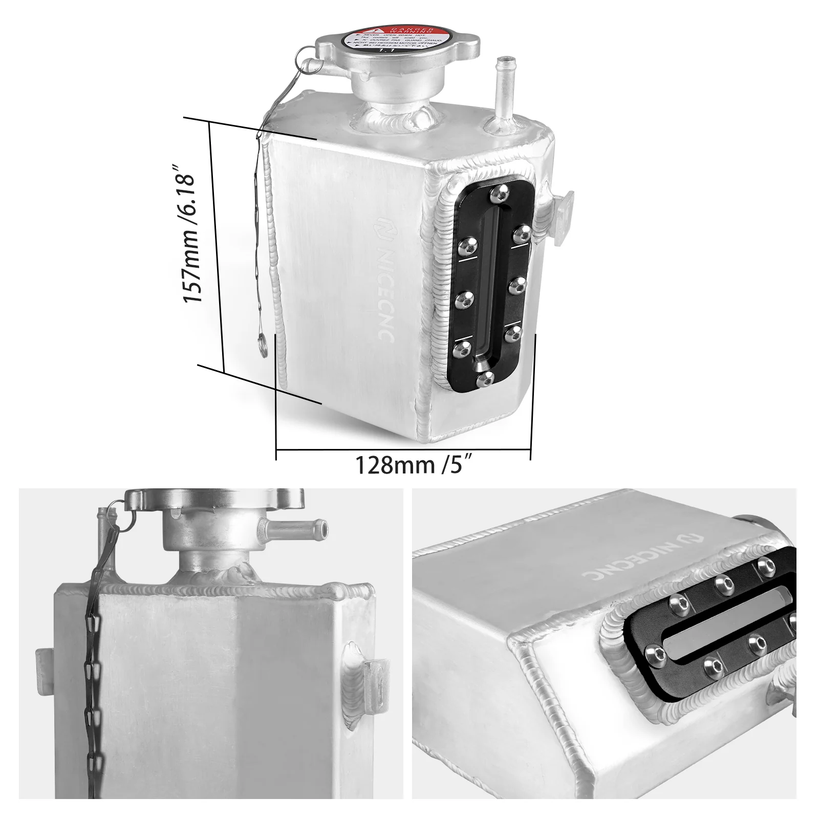 Coolant Reservoir Tank For Can-Am Maverick X3 Defender HD10 Commander 1000 - Image 11