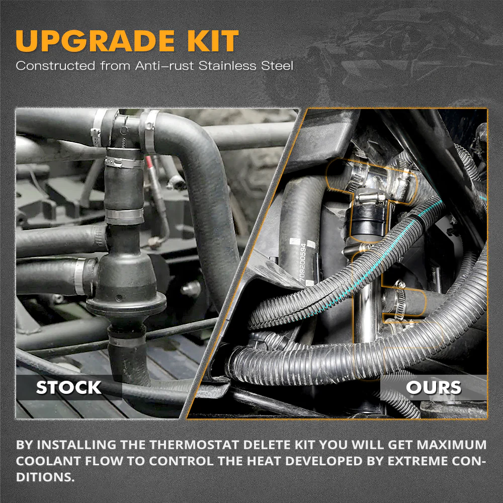 UTV Thermostat Replacement Delete Kit For Can-Am X3 Defender HD8 HD10 - Image 3