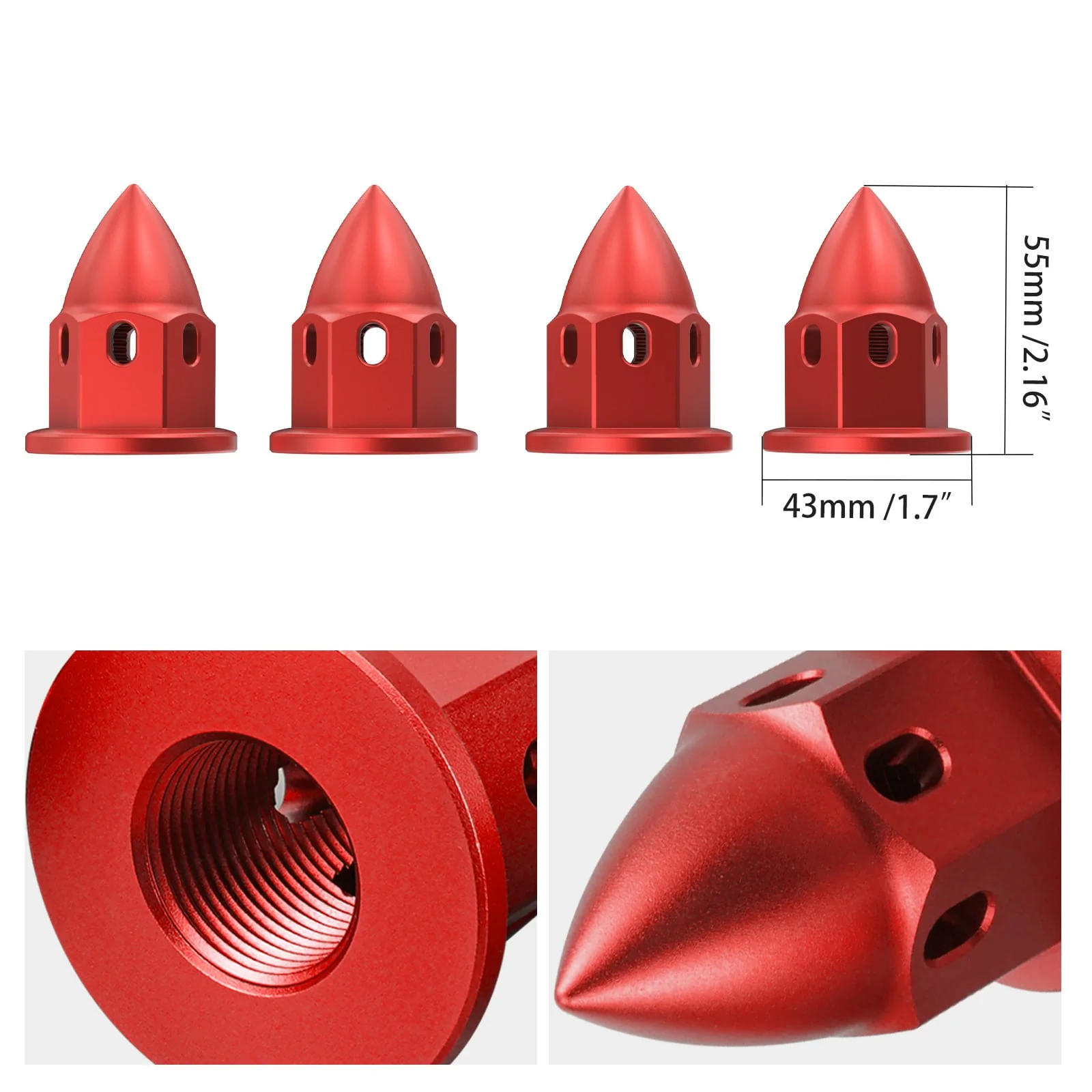 UTV M20 Wheel Hub Cap Castle Nuts Kit For Can-Am X3 Maverick Trail Traxter - Image 7