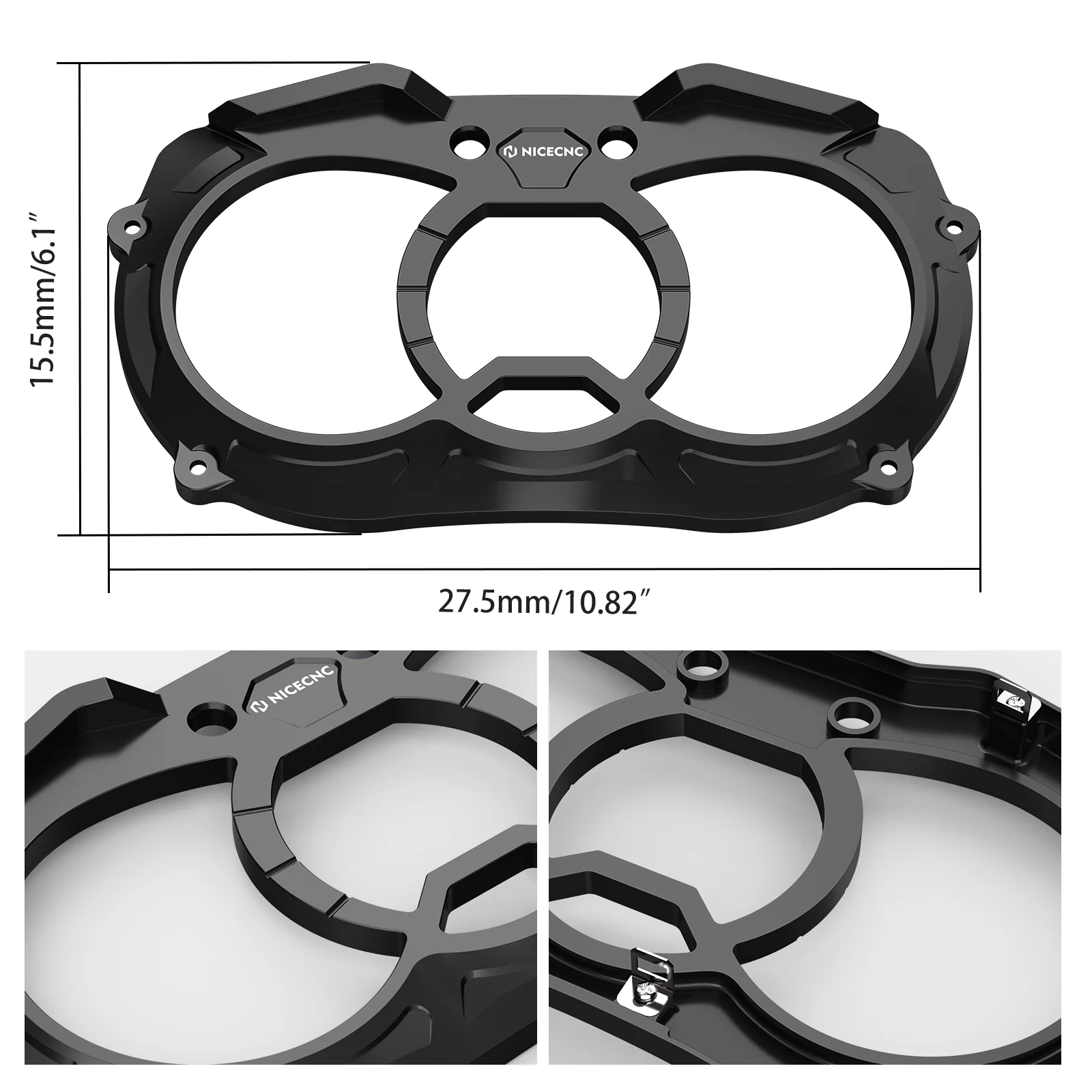 UTV Dash Bezel Dash Gauge Cover Panel Trim For Can-Am X3 - Image 16