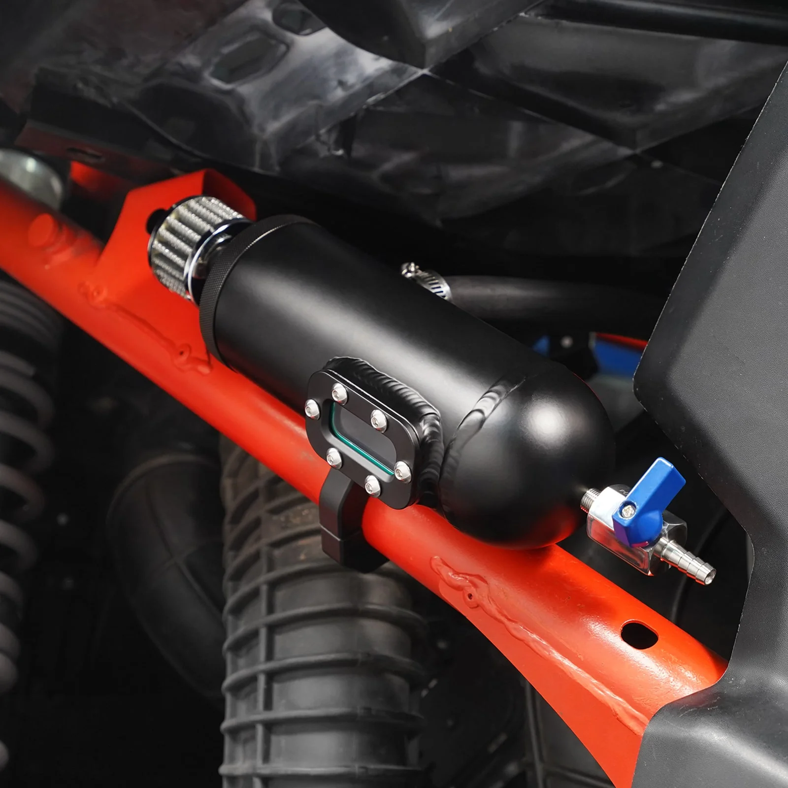 UTV Transparent Catch Can Oil Tank w/Internal Baffle For Can-Am Maverick X3 Turbo - Image 2