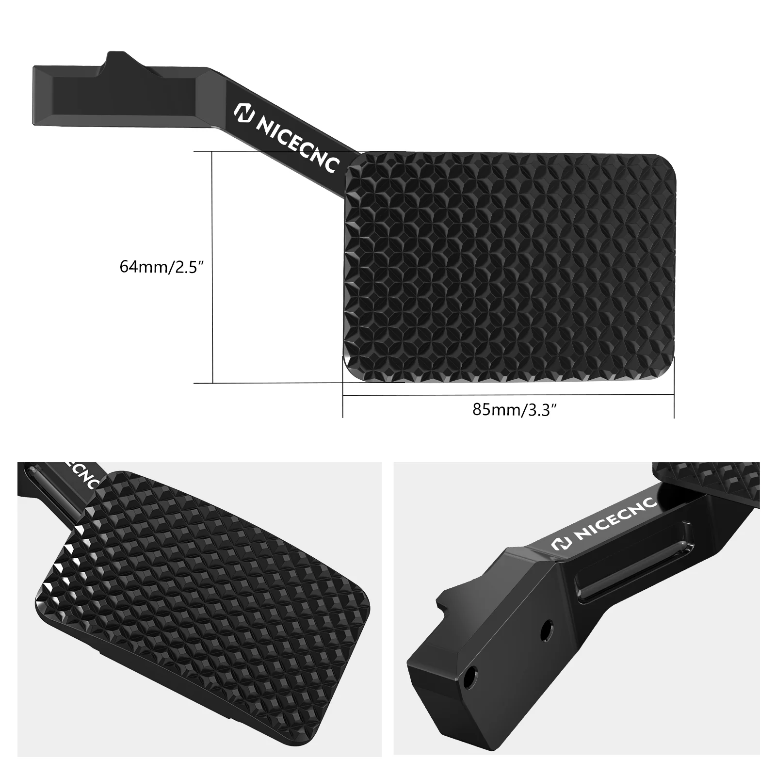 UTV Gas Accelerator Pedal Extender Extension For Can-Am X3 / Max / Turbo / R - Image 11