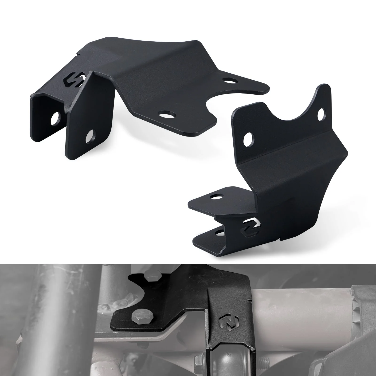 UTV Rear Shock Brace Bracket Mounts Carbon Steel For Can-Am X3 2017-2023