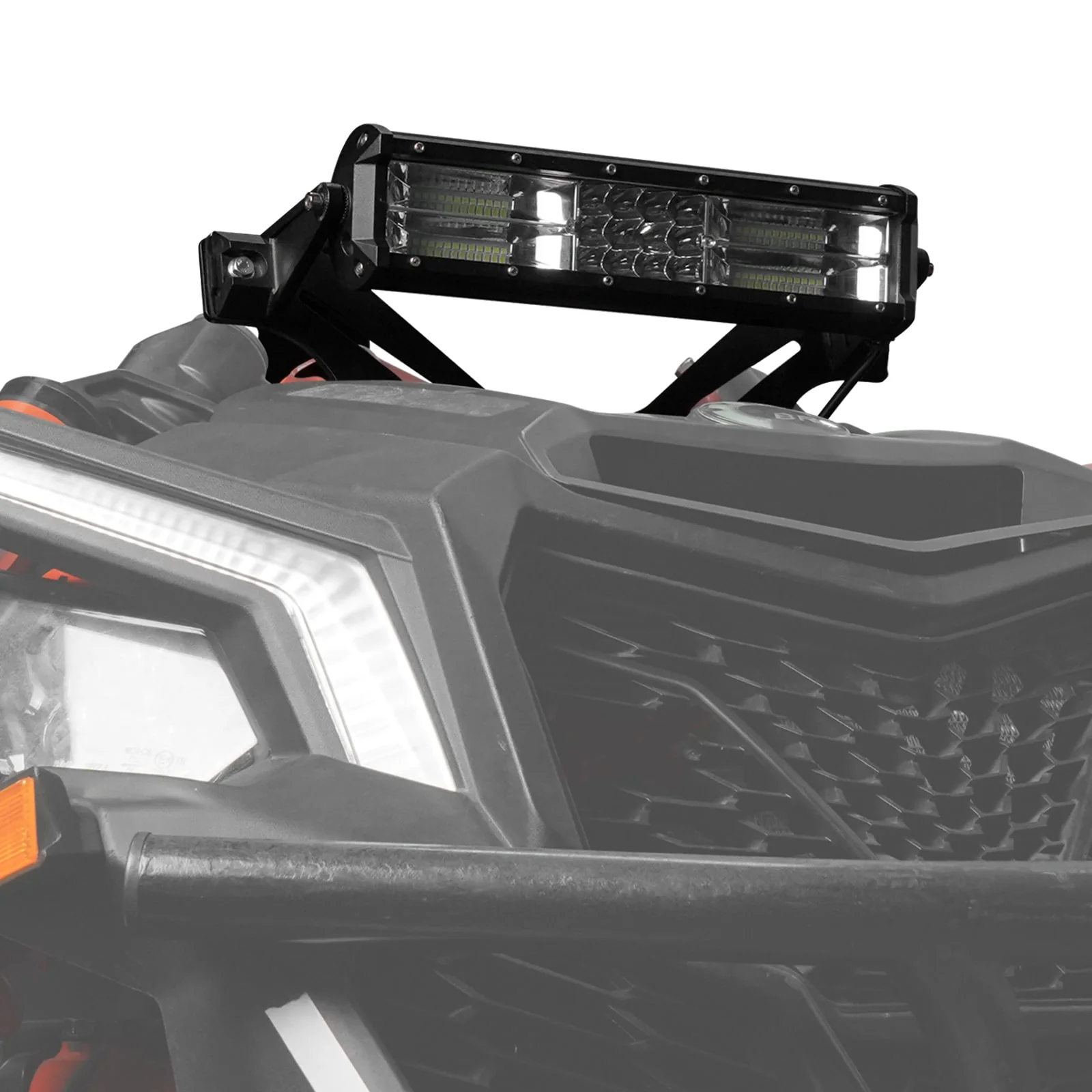 UTV 40W Shock Tower Mount LED Light Bar w/Bracket For Can-Am X3 2017-2023 - Image 2