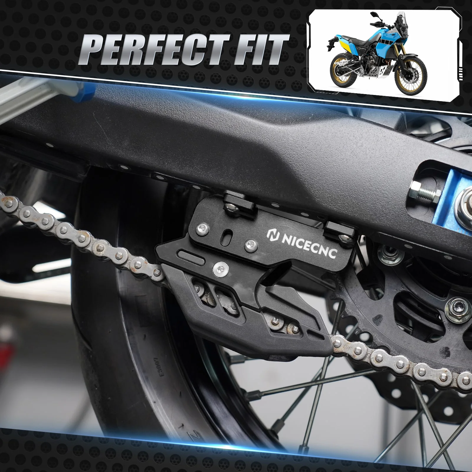 Chain Guide For Yamaha Tenere 700 /XTZ700 2019-2024 Rally Edition 2020-2024 World Raid 2022 - Image 3