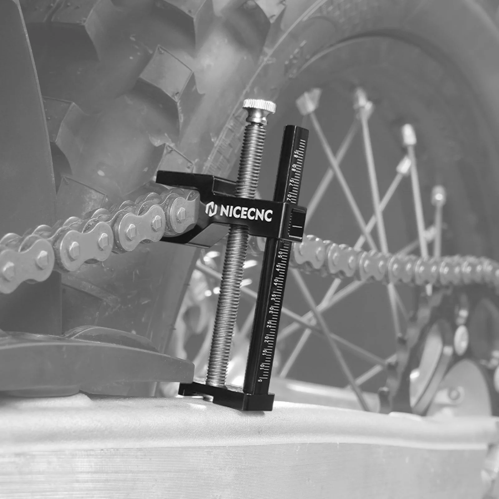 Chain Slack Adjuster Tool For KTM Husqvarna Beta Gas Gas Honda Sherco Yamaha Suzuki - Image 2