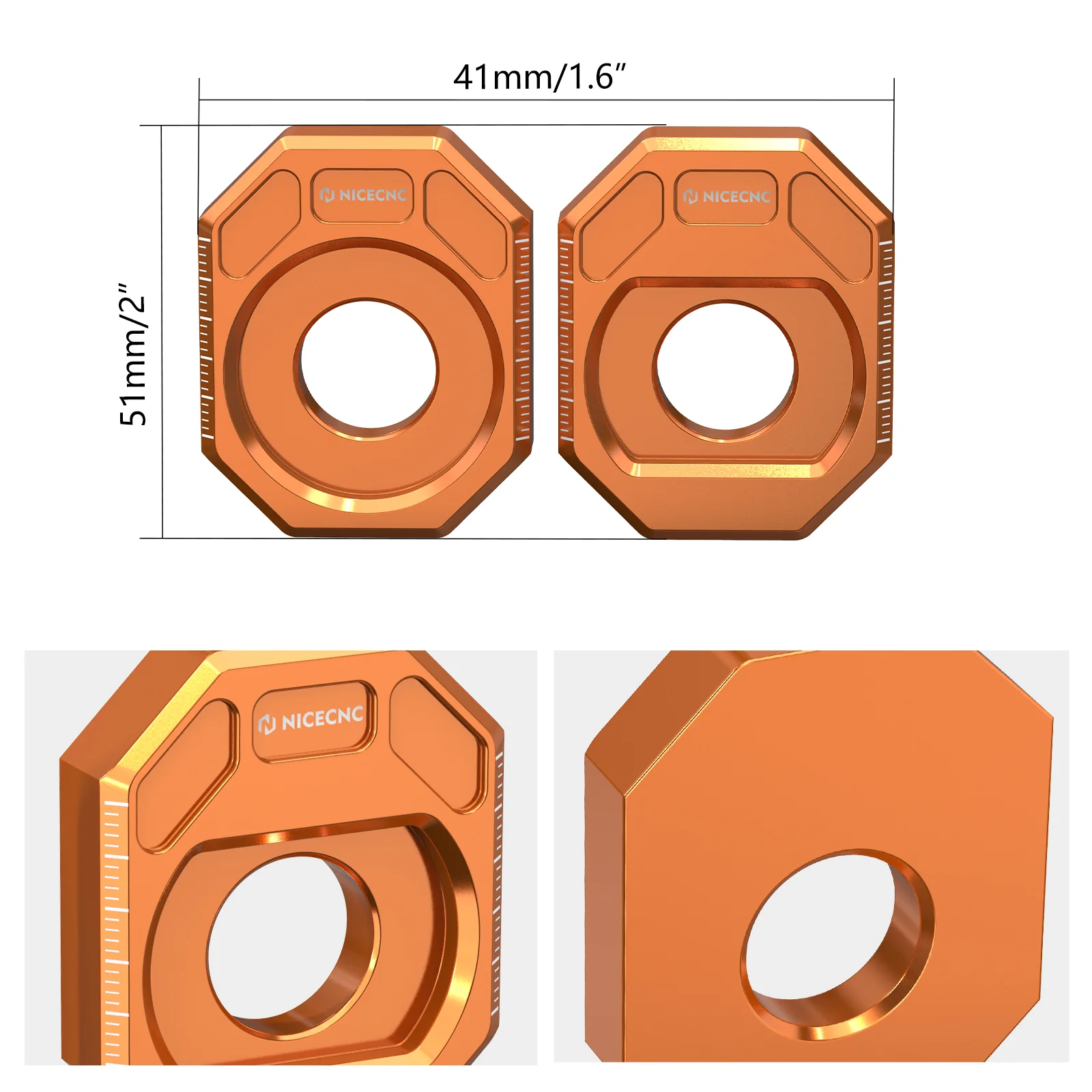 Chain Tension Adjuster Kit For KTM 125 250 390 Duke 2024 - Image 5