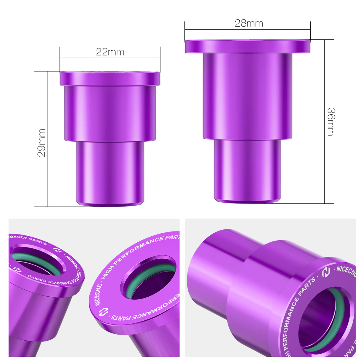 Chain Tensioner Adjuster Blocks Rear Axle Nut Wheel Spacers For Surron Light Bee Segway X160 X260 - Image 7