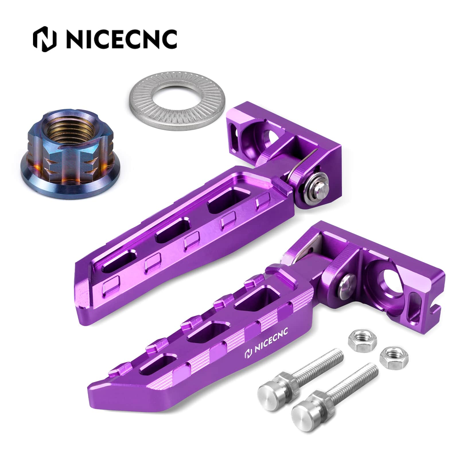 Chain Tensioner Adjuster Blocks & Rear Stunt Pegs For Surron Light Bee X/ S/ L1E Segway X160 X260 - Image 17