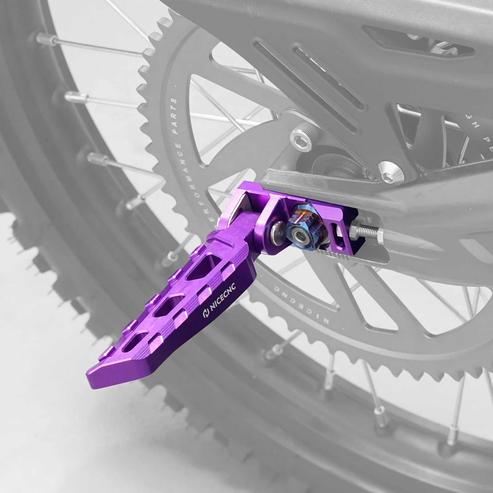 Chain Tensioner Adjuster Blocks & Rear Stunt Pegs For Surron Light Bee X/ S/ L1E Segway X160 X260 - Image 18