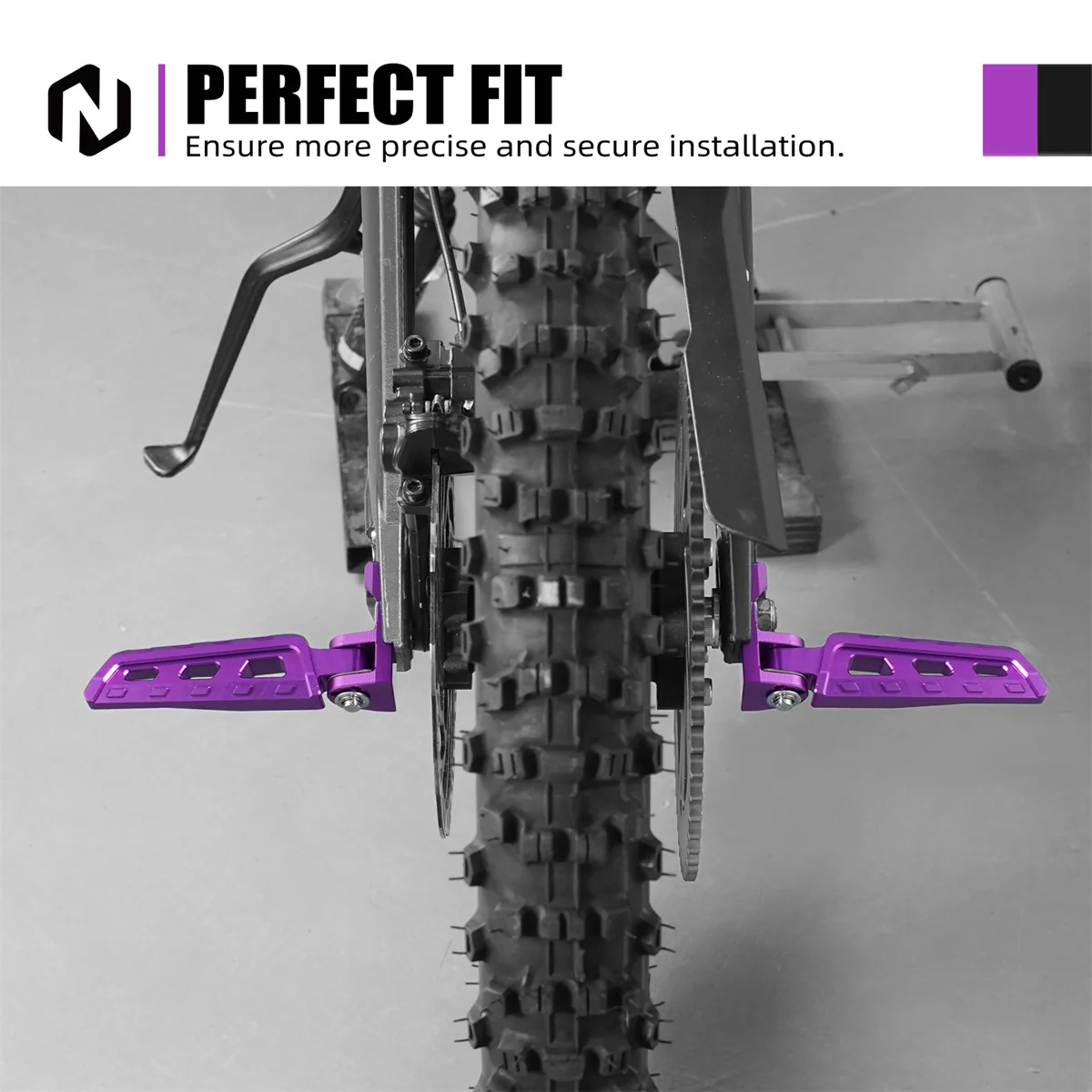 Chain Tensioner Adjuster Blocks & Rear Stunt Pegs For Surron Light Bee X/ S/ L1E Segway X160 X260 - Image 2
