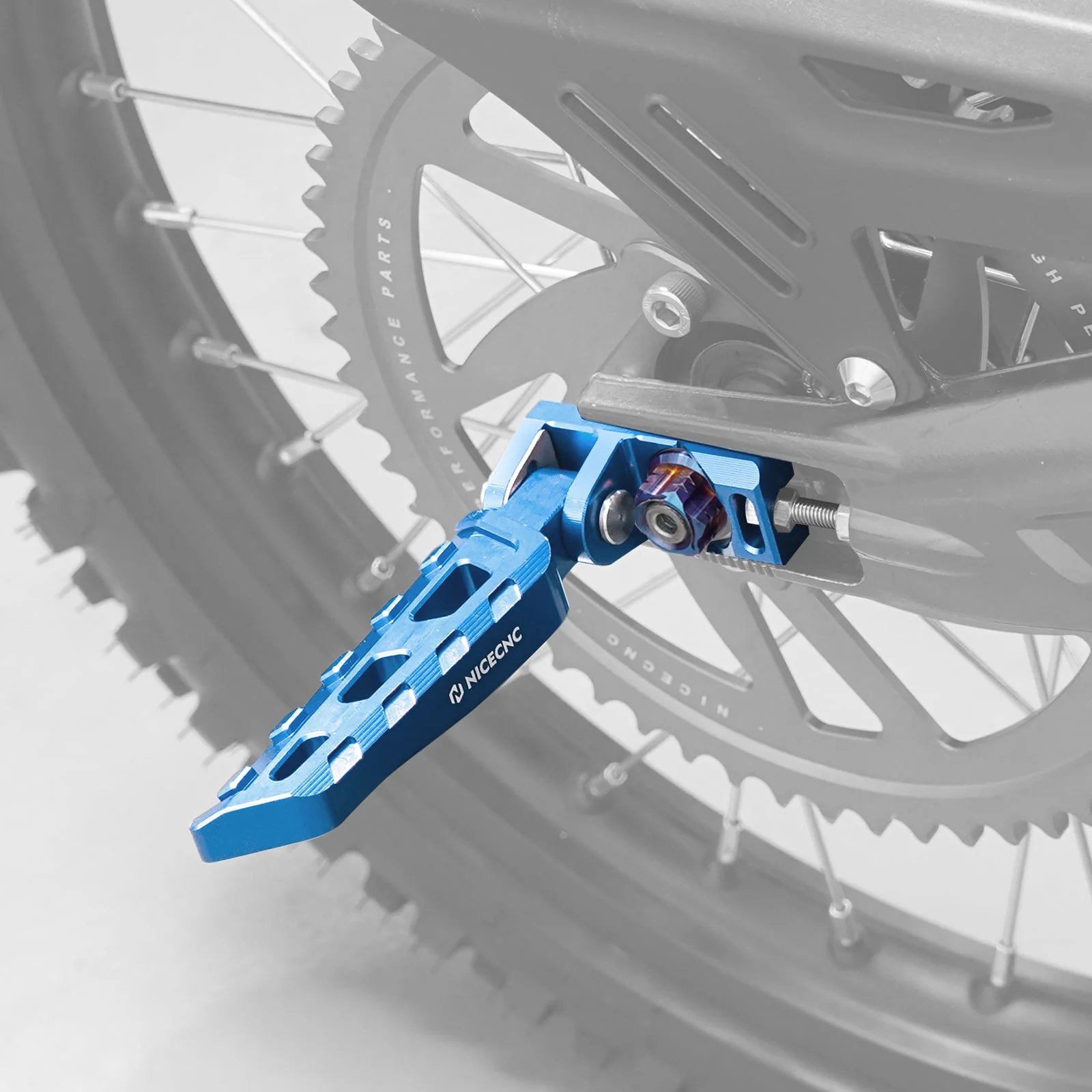 Chain Tensioner Adjuster Blocks & Rear Stunt Pegs For Surron Light Bee X/ S/ L1E Segway X160 X260 - Image 20