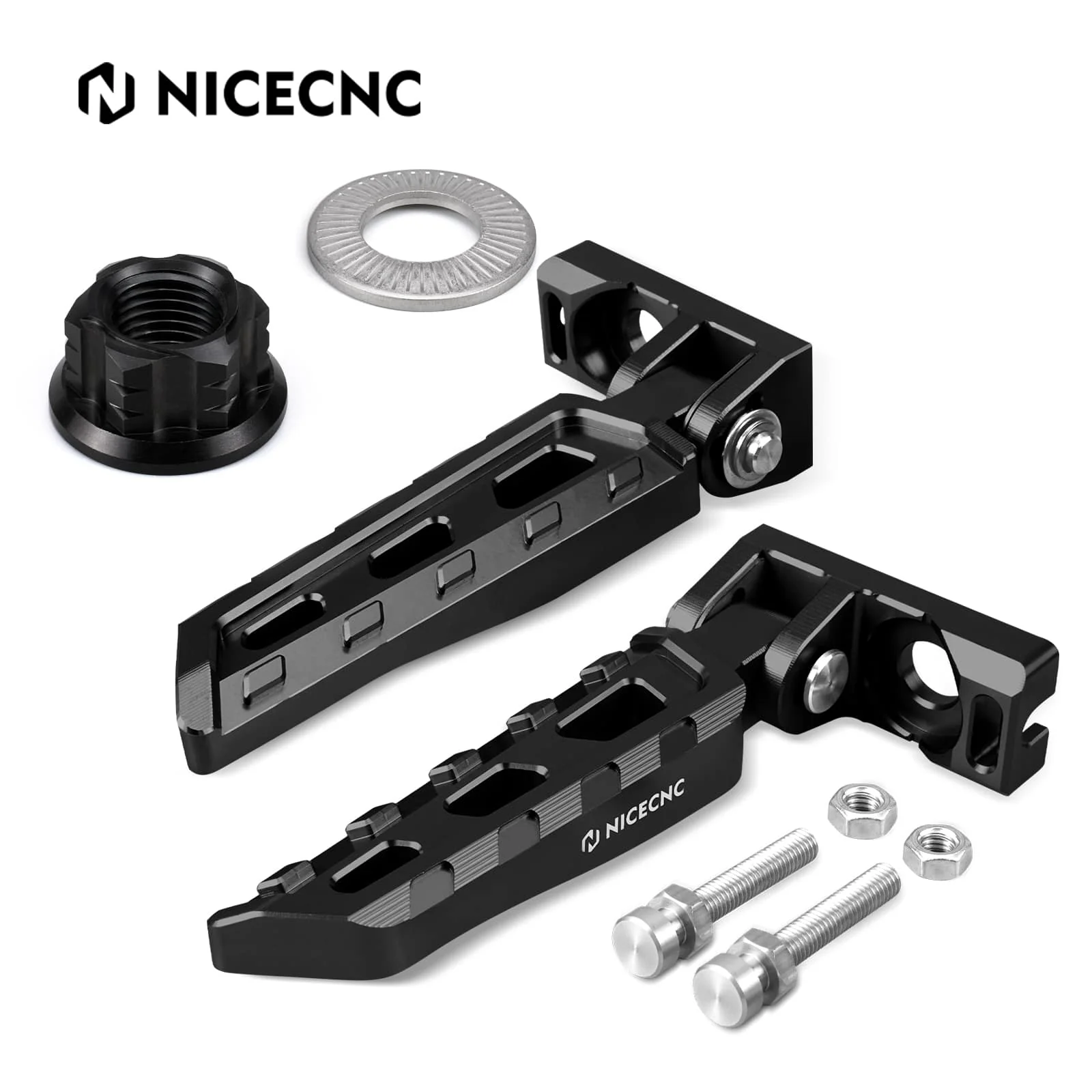 Chain Tensioner Adjuster Blocks & Rear Stunt Pegs For Surron Light Bee X/ S/ L1E Segway X160 X260 - Image 21