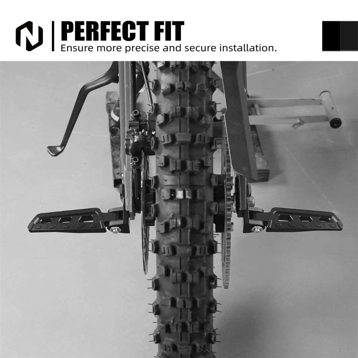 Chain Tensioner Adjuster Blocks & Rear Stunt Pegs For Surron Light Bee X/ S/ L1E Segway X160 X260 - Image 4