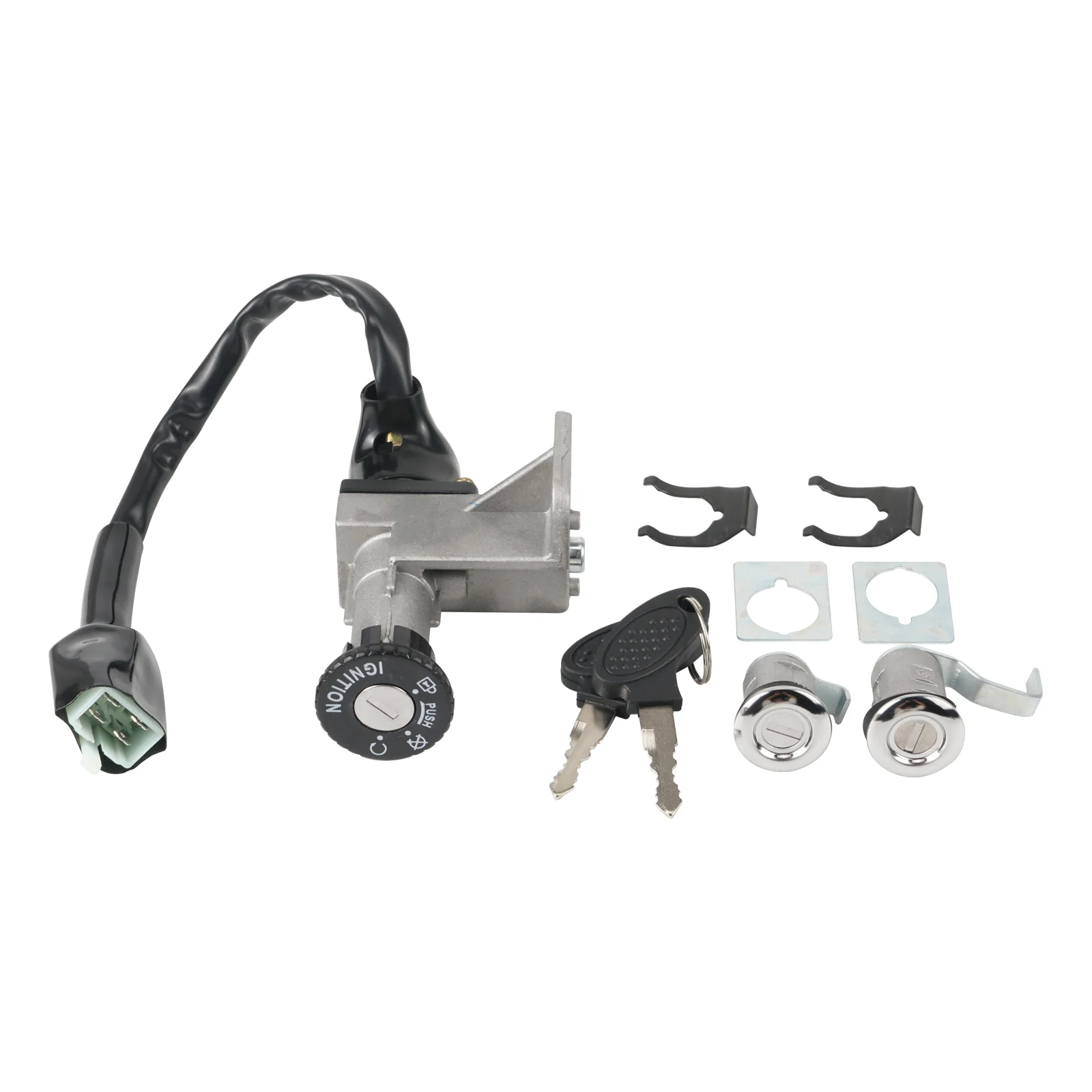 Ignition Switch Luggage Lock Kit For Chinese 50/150cc GY6 Taotao Jonway Roketa Scooter - Image 4