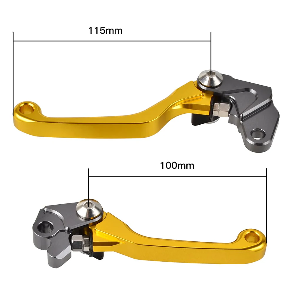 CNC Pivot Brake and Clutch Levers for Suzuki RM125/250 - Image 5